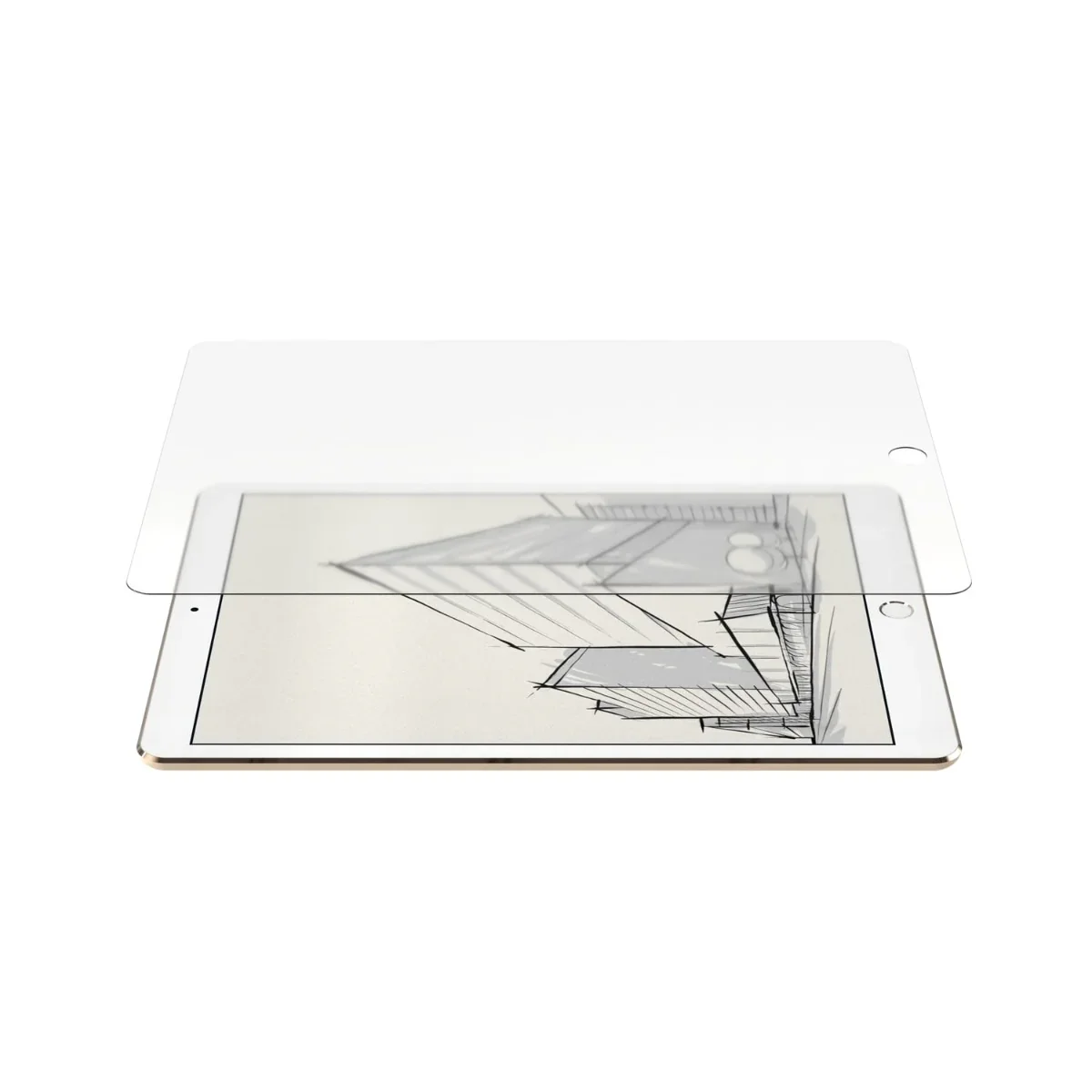 Folie de protectie NOA pentru iPad 10.5-inch, textura de hartie - Image 5