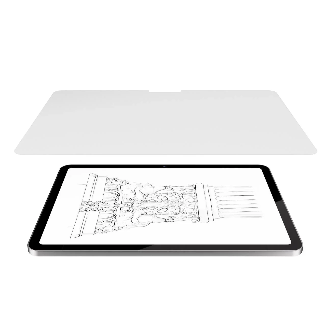 Folie de protecție NOA pentru iPad Air 11", textură de hârtie - Image 2