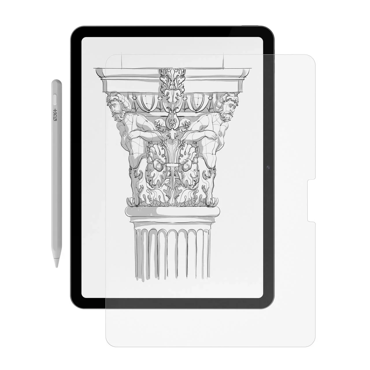 Folie de protecție NOA pentru iPad Air 11", textură de hârtie - Image 5
