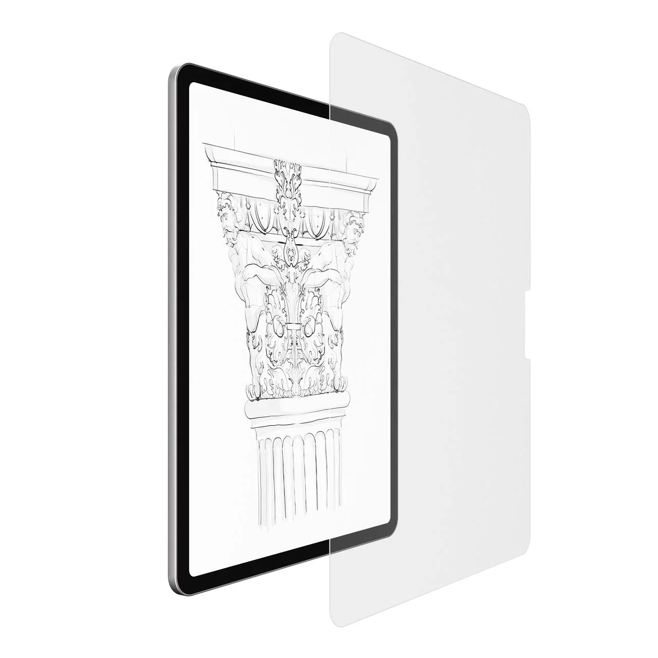 Folie de protecție NOA pentru iPad Air 13", textură de hârtie