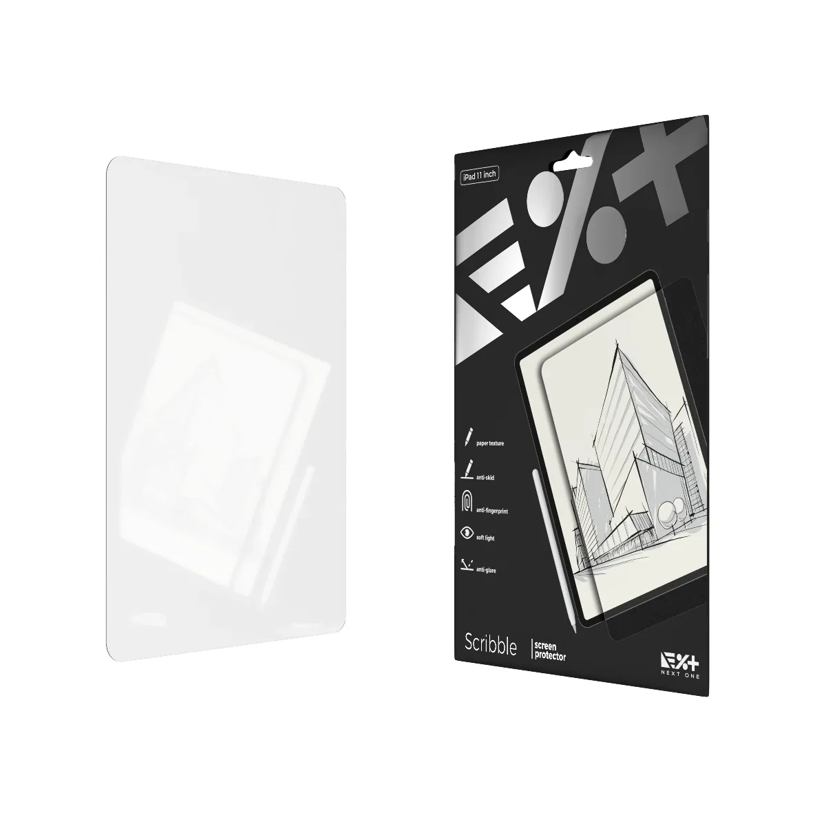 Folie de protectie NOA pentru iPad Pro 11''/iPad Air 10.9'', textura de hartie - Image 6