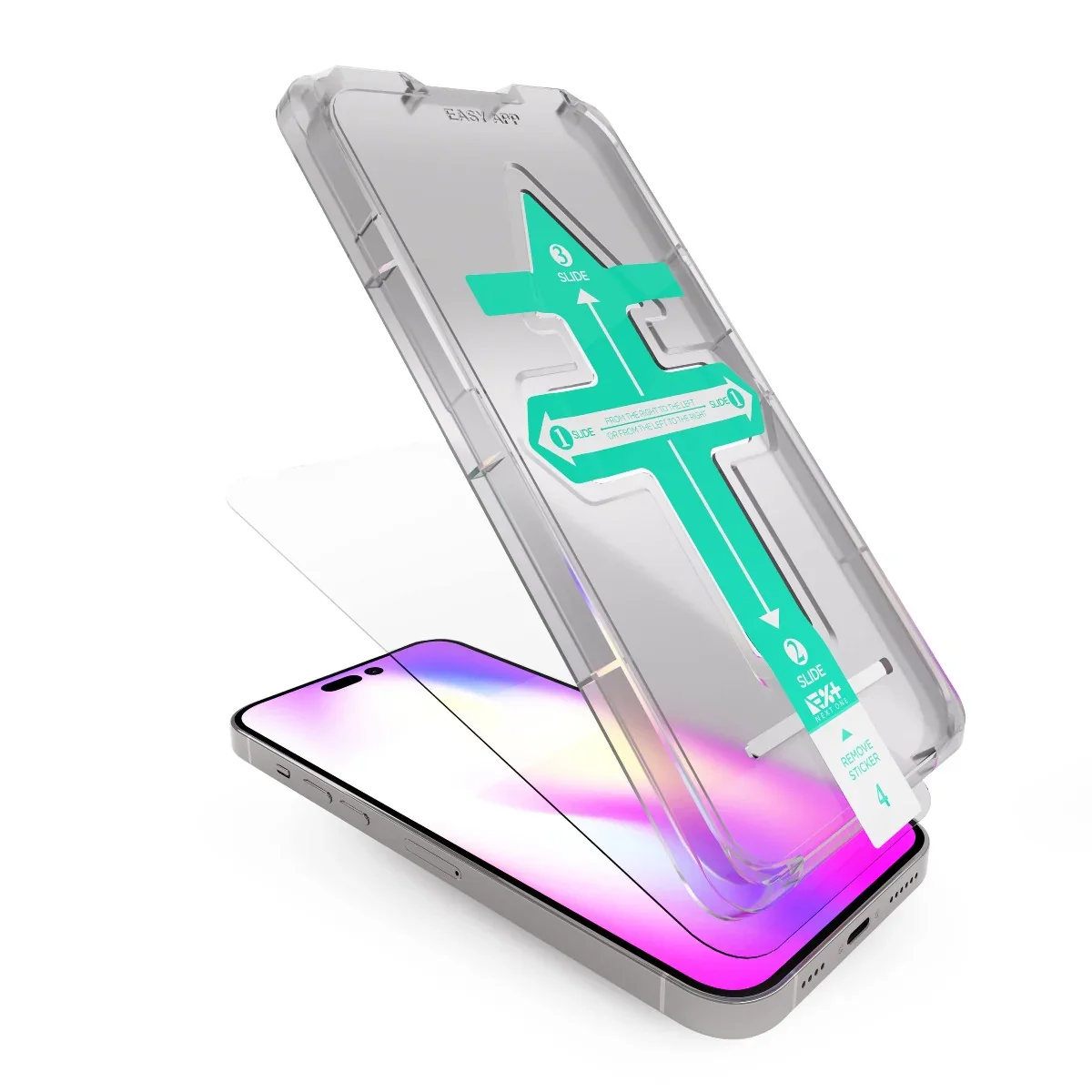 Folie de protectie NOA pentru iPhone 14 Pro Max, Tempered - Image 2
