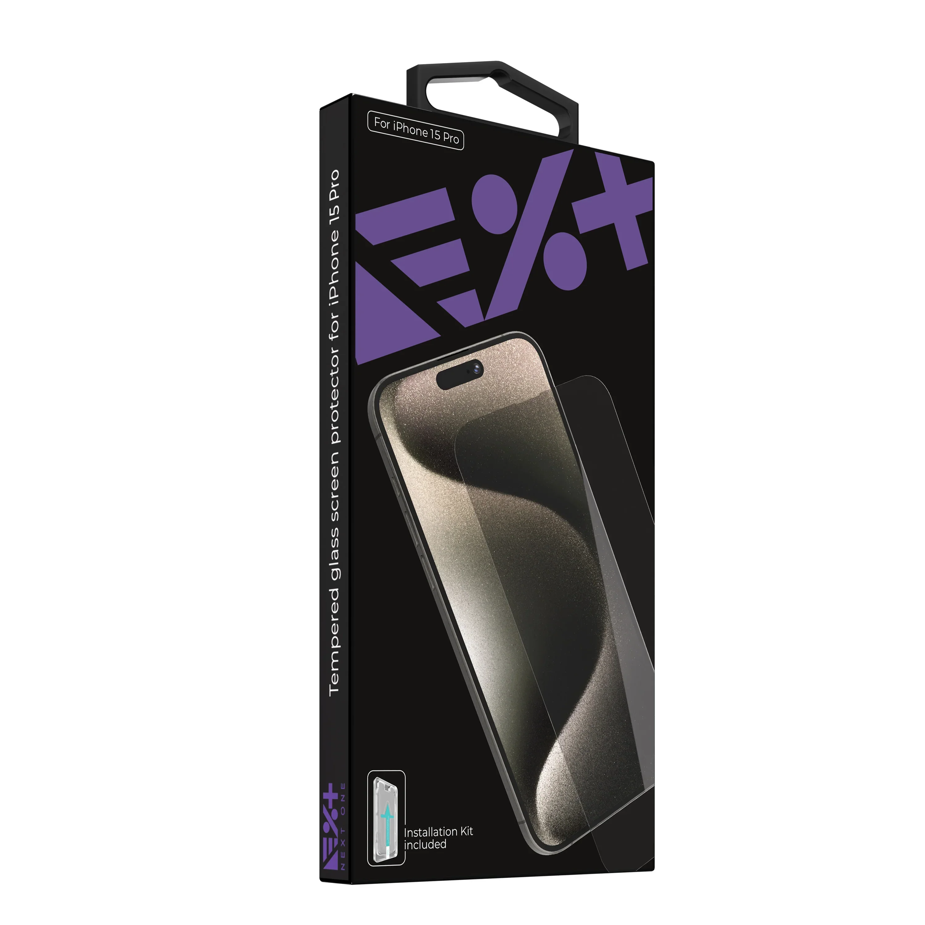Folie de protectie NOA pentru iPhone 15 Pro, Tempered - Image 7