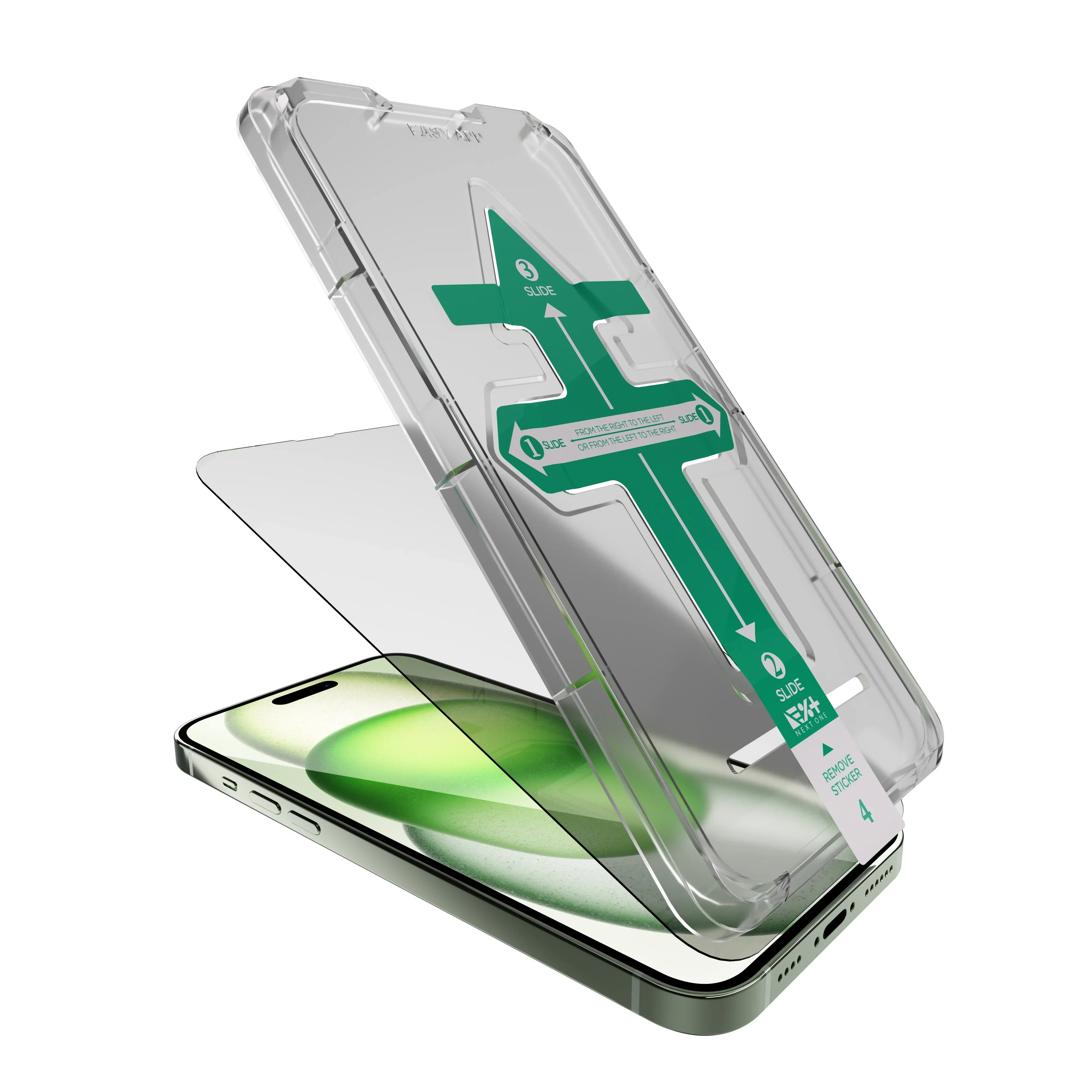 Folie de protectie NOA pentru iPhone 15, Tempered - Image 3