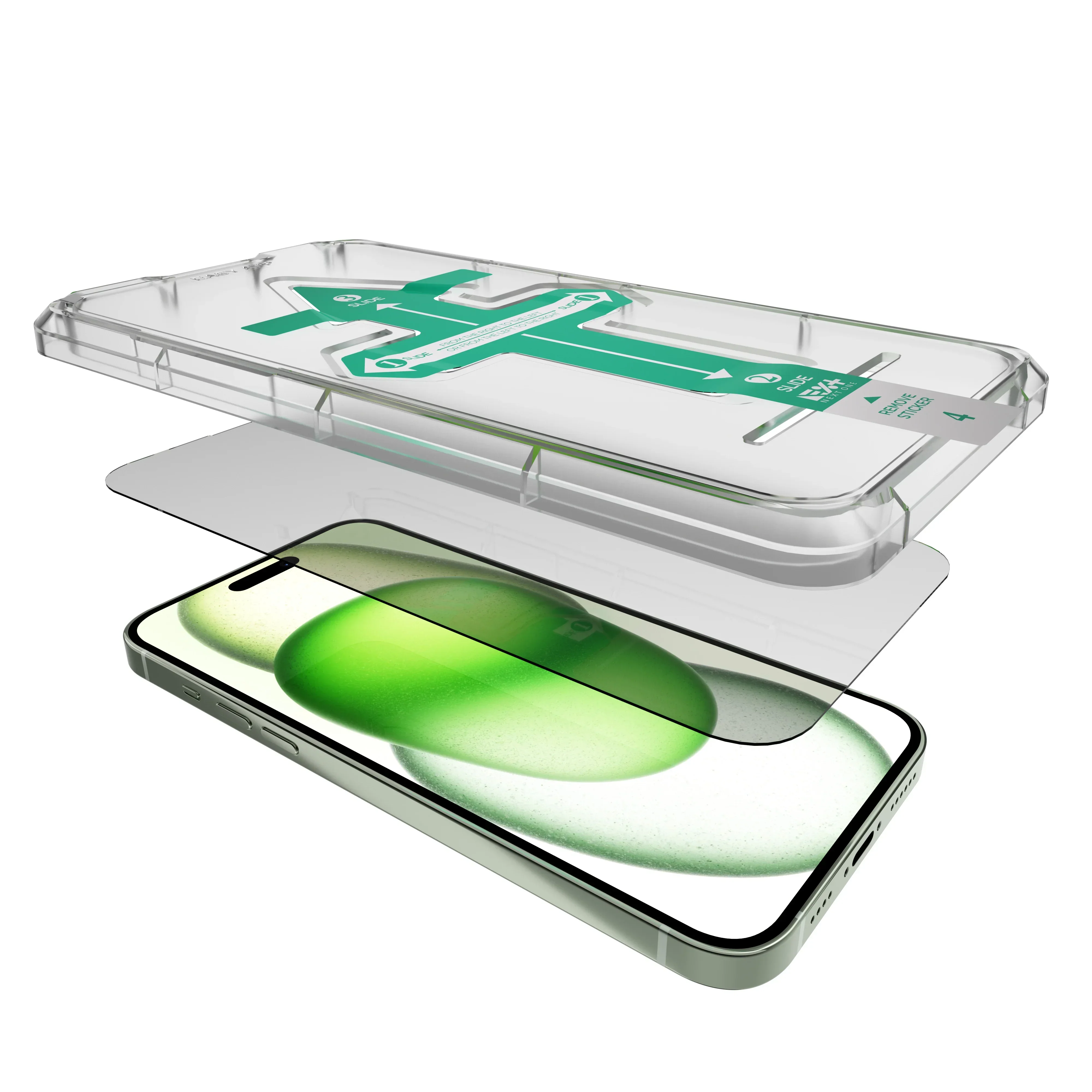 Folie de protectie NOA pentru iPhone 15, Tempered - Image 4