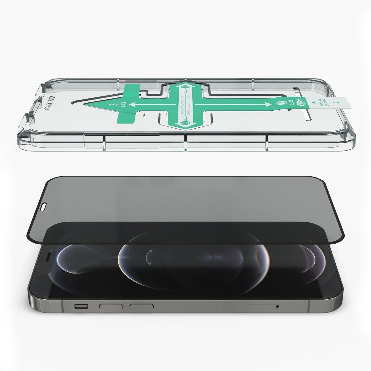 Folie de protectie privacy NOA pentru iPhone 13 Pro Max - Image 3
