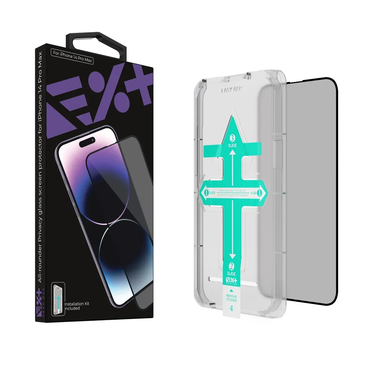 Folie de protectie privacy NOA pentru iPhone 14 Pro Max - Image 2