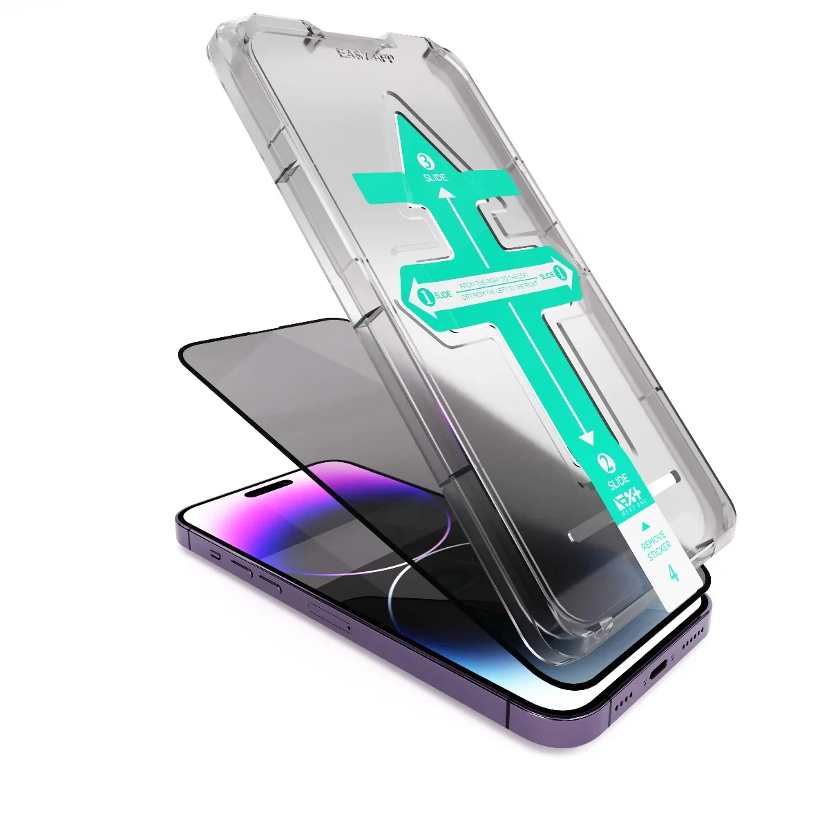 Folie de protectie privacy NOA pentru iPhone 14 Pro Max - Image 3