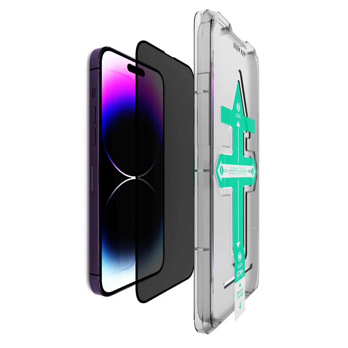 Folie de protectie privacy NOA pentru iPhone 14 Pro Max - Image 4