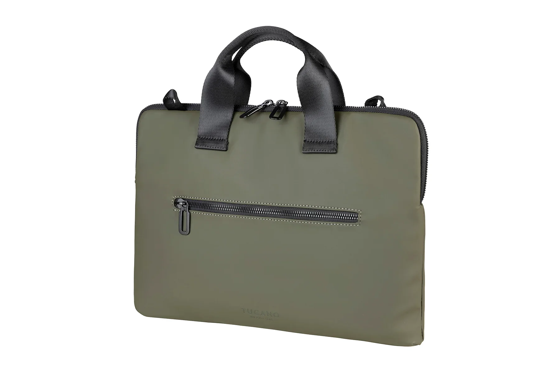 Geanta pentru laptop Tucano Gommo 13-14" Slim Brief, Verde - Image 6