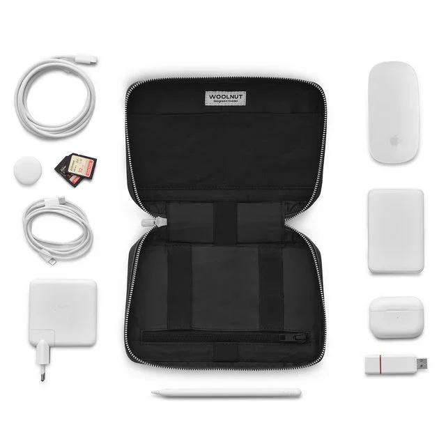 Geanta Woolnut pentru accesorii, Negru - Image 8