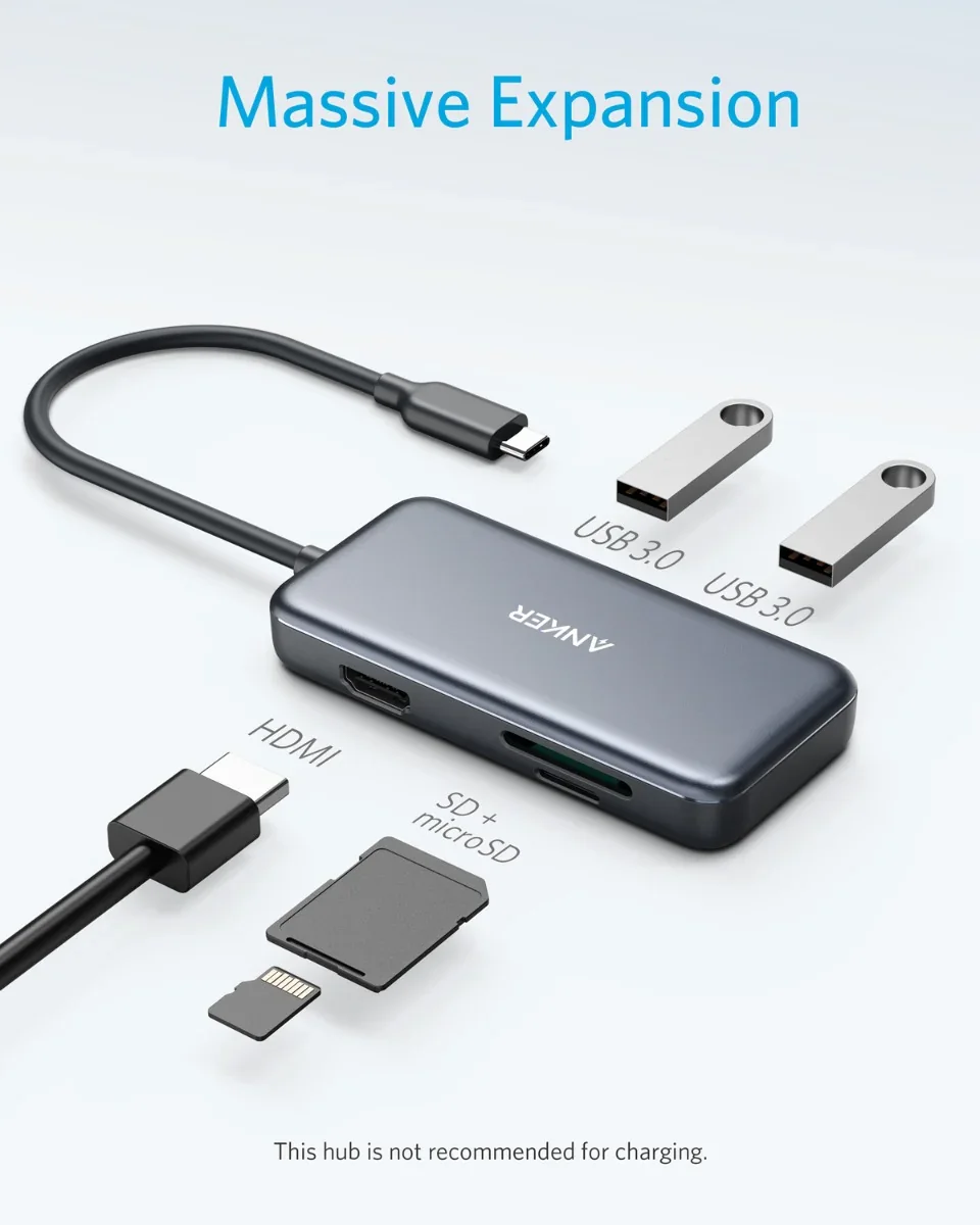 Hub Anker Premium 5-in-1 USB-C - Image 12