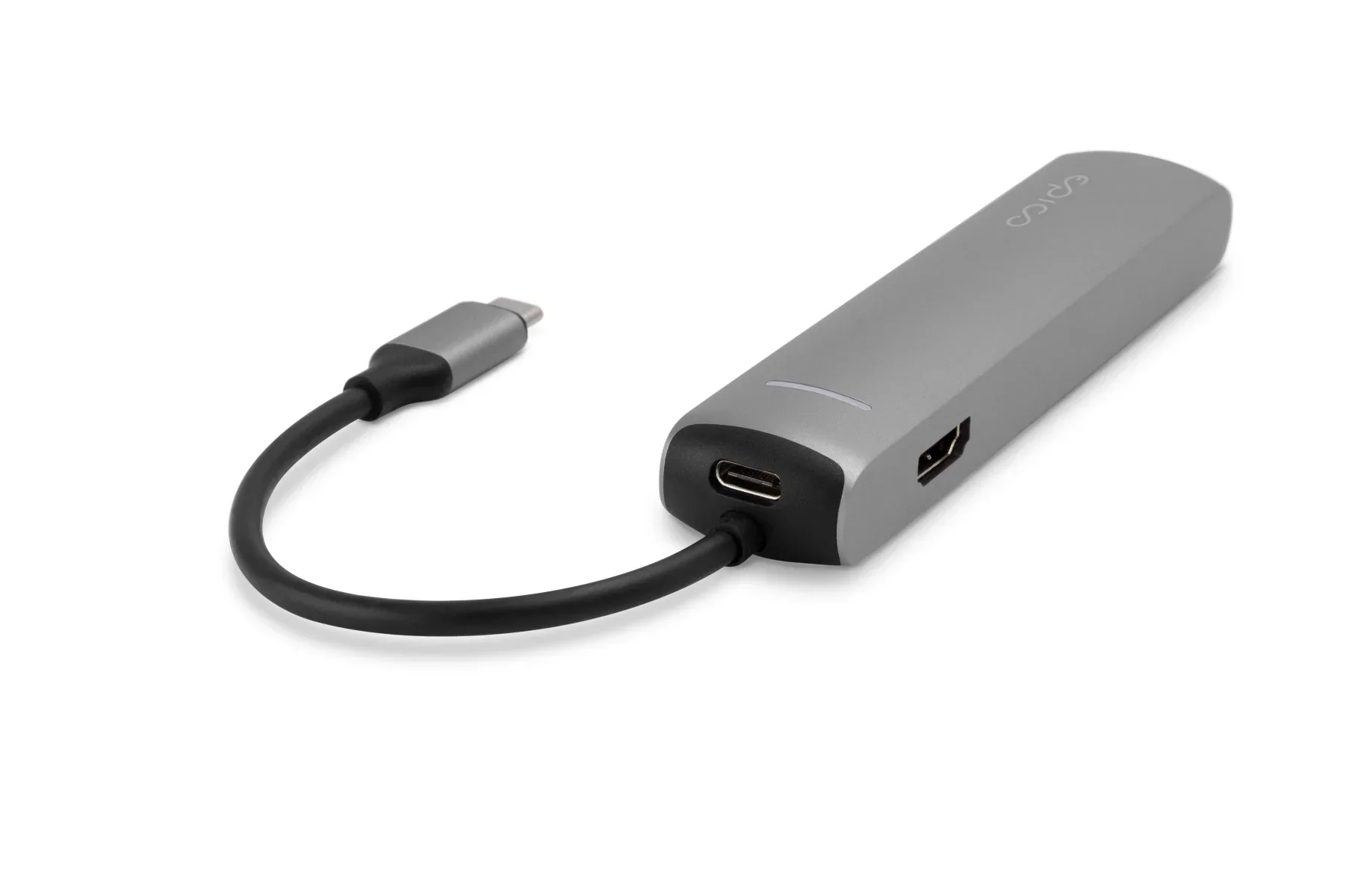 Hub Epico USB Type-C, Argintiu - Image 2