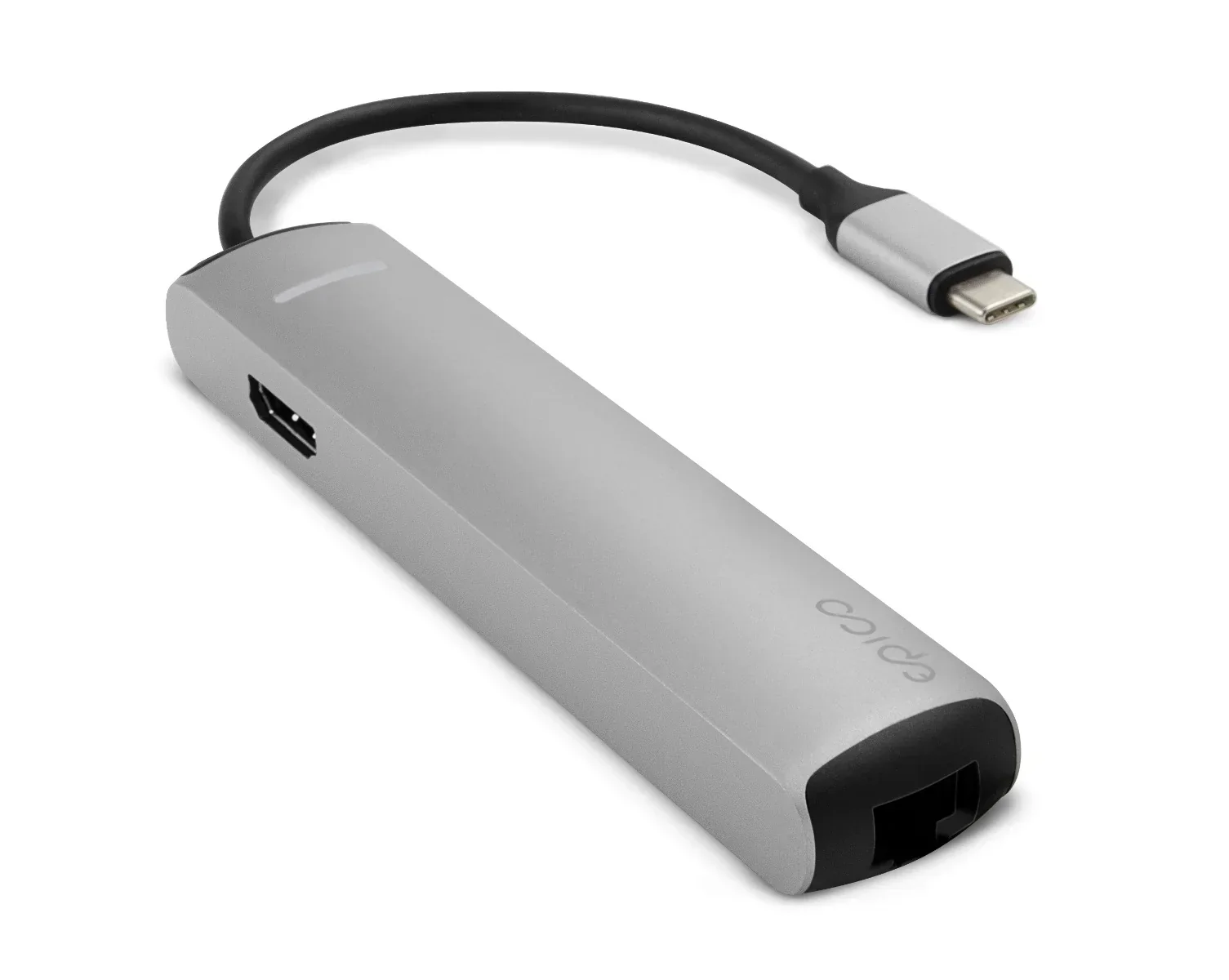 Hub Epico USB Type-C, Argintiu - Image 4
