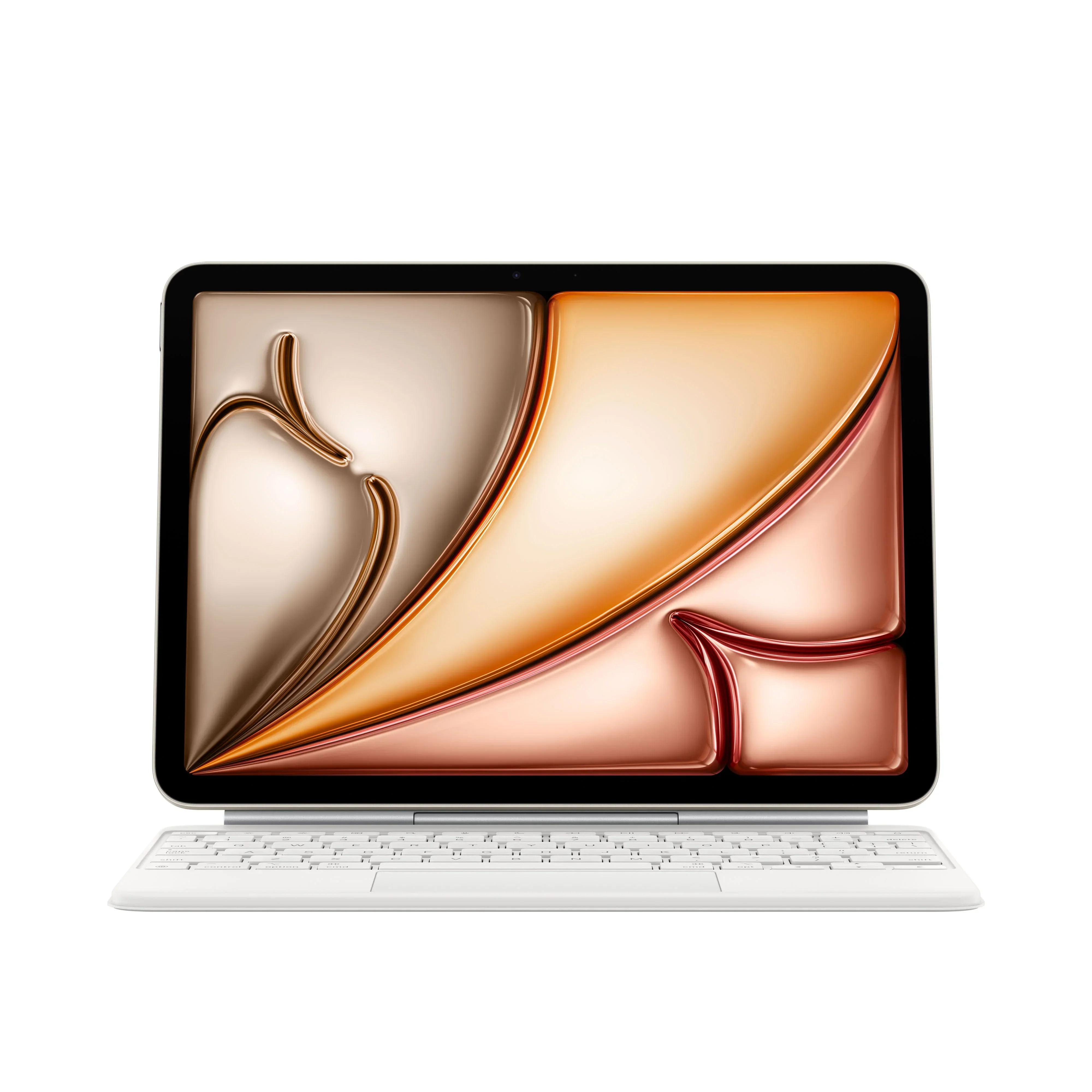 Husa cu tastatura Apple Magic Keyboard pentru iPad Air 11" (M3) Alb, layout US - Image 2