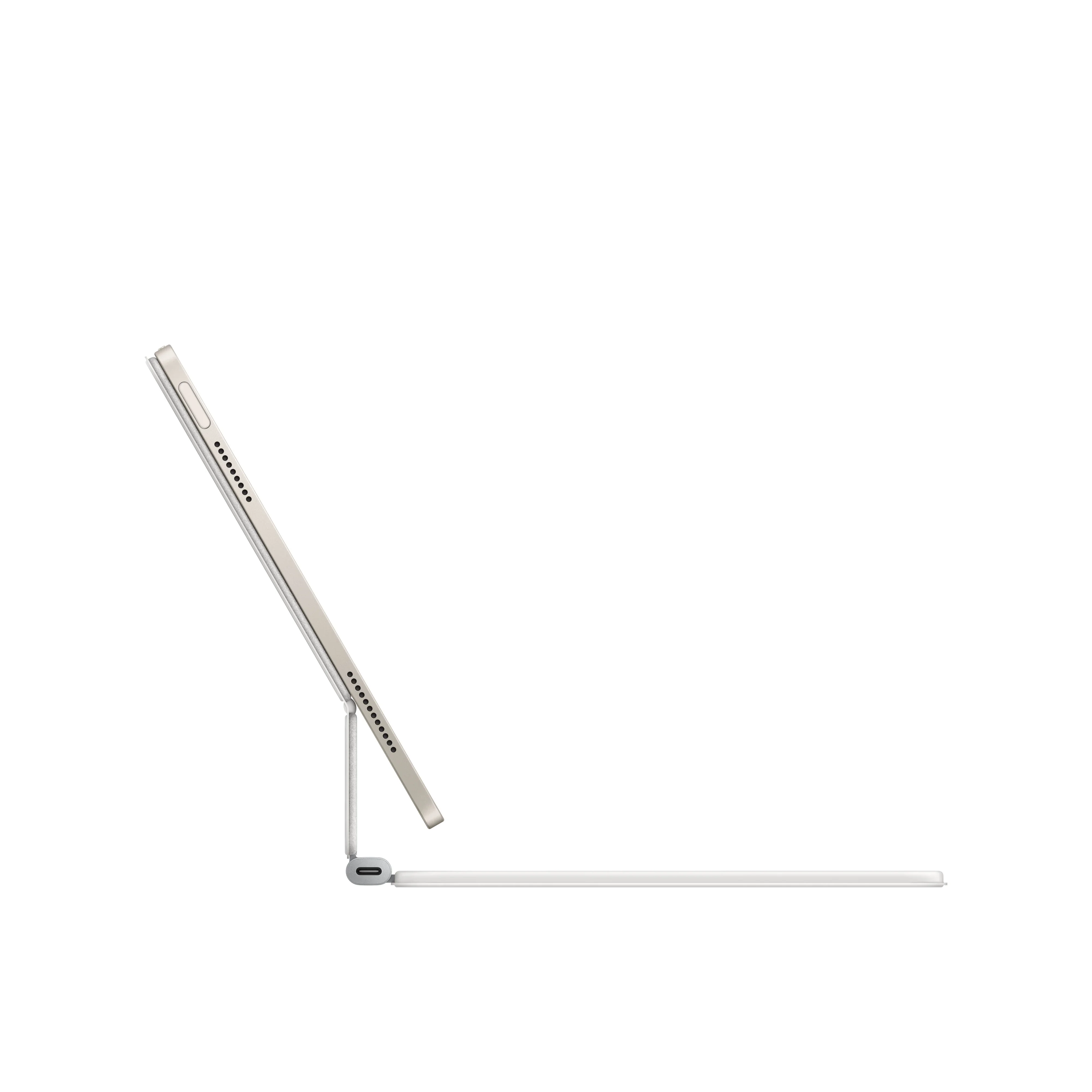 Husa cu tastatura Apple Magic Keyboard pentru iPad Air 11" (M3) Alb, layout US - Image 3