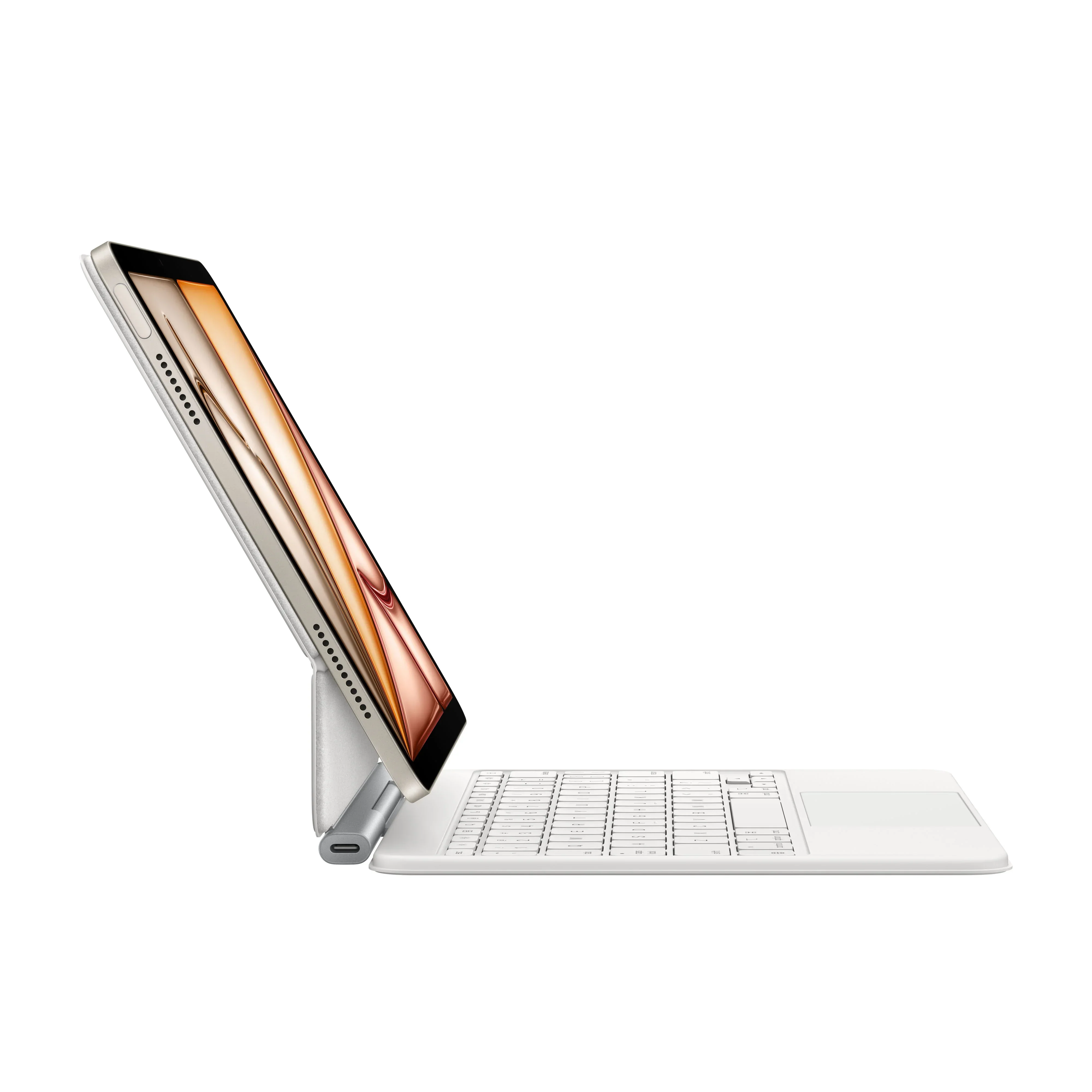 Husa cu tastatura Apple Magic Keyboard pentru iPad Air 11" (M3) Alb, layout US - Image 4
