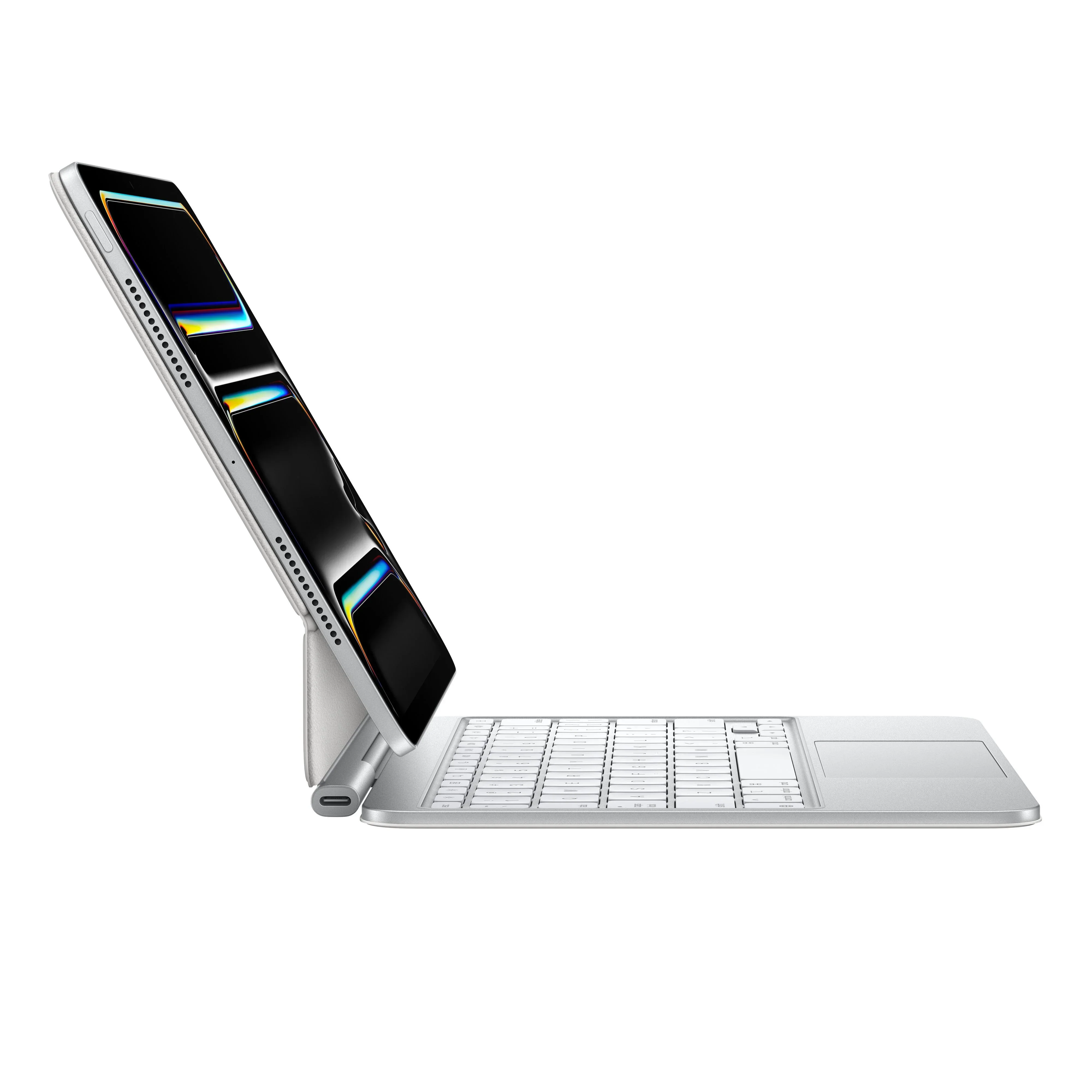 Husa cu tastatura Magic Keyboard pentru iPad Pro 11" (M4) Alb, layout RO - Image 2