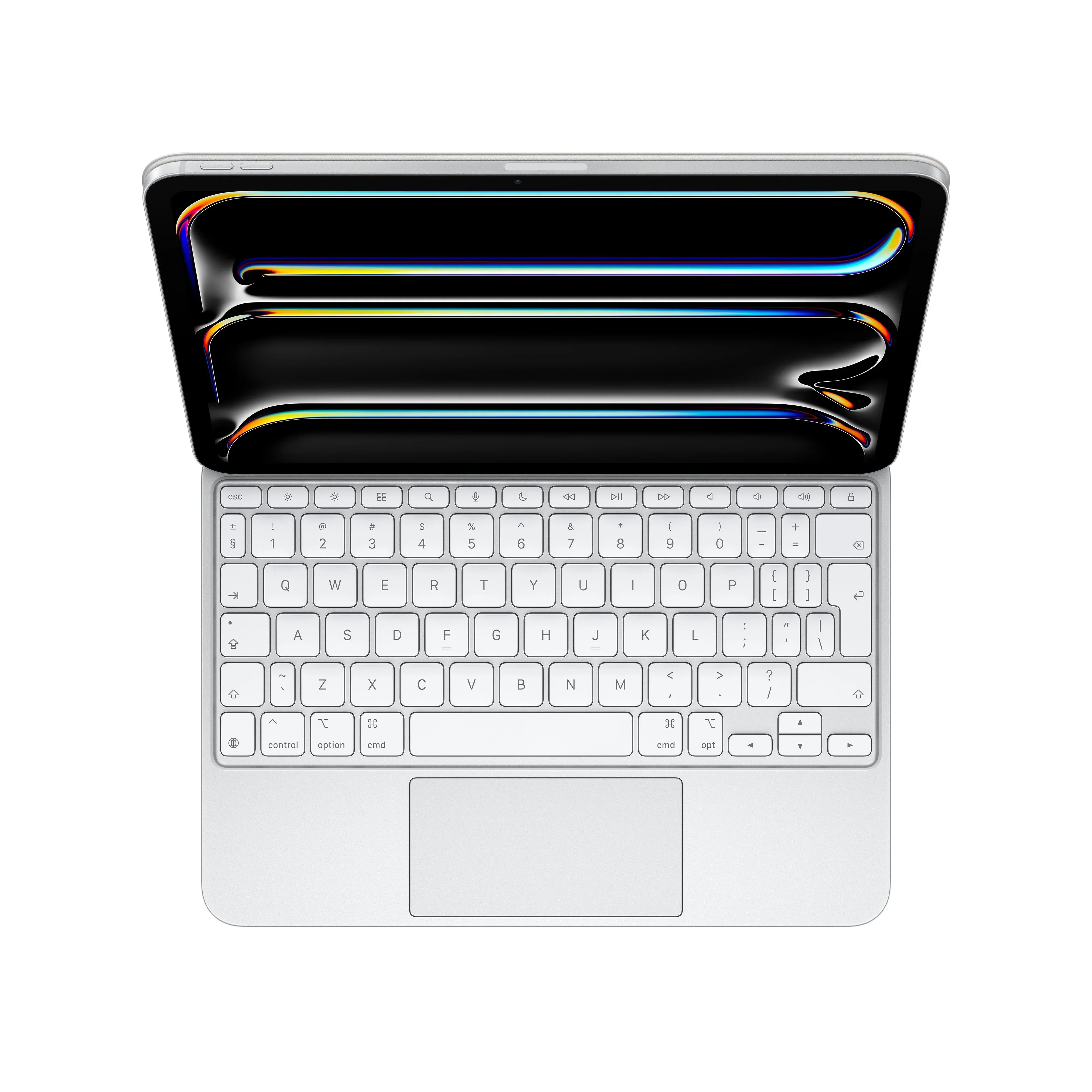 Husa cu tastatura Magic Keyboard pentru iPad Pro 11" (M4) Alb, layout RO - Image 4