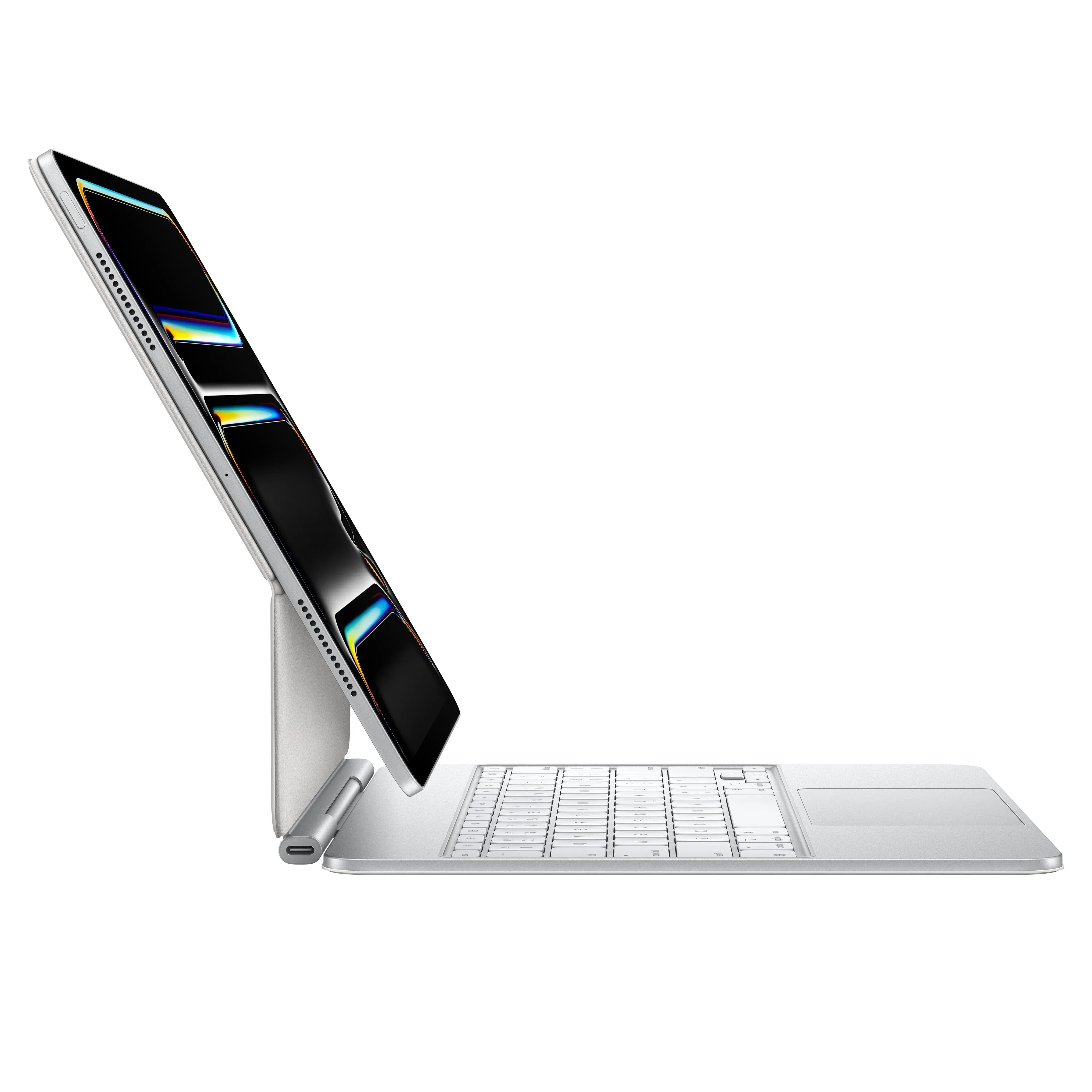 Husa cu tastatura Magic Keyboard pentru iPad Pro 13" (M4) Alb, layout INT - Image 2