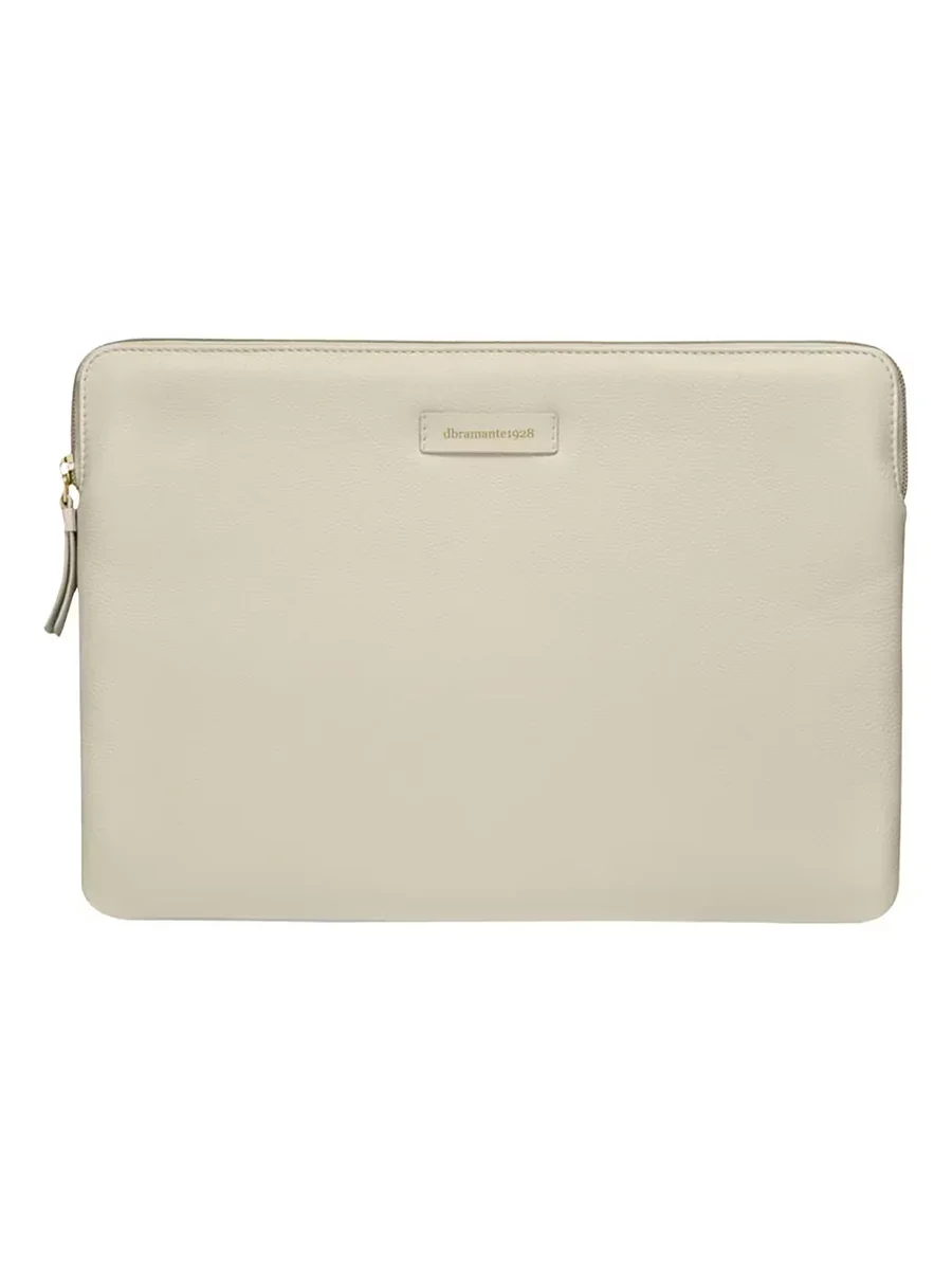 Husa dbramante1928 Paris pentru MacBook Pro 13"/MacBook Air 13", Piele, Crem