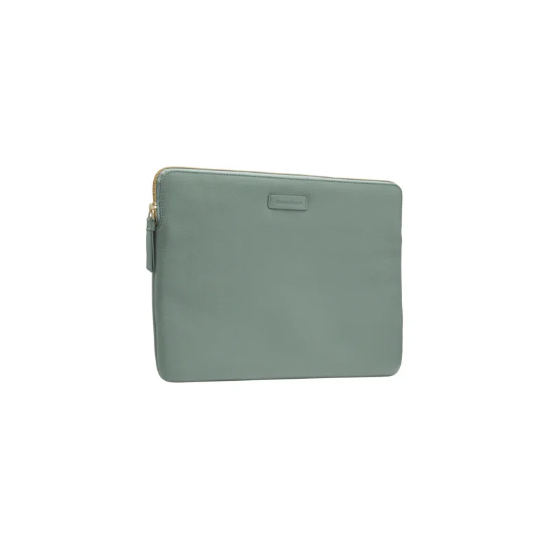 Husa dbramante1928 Paris pentru MacBook Pro 16", Piele, Verde - Image 4