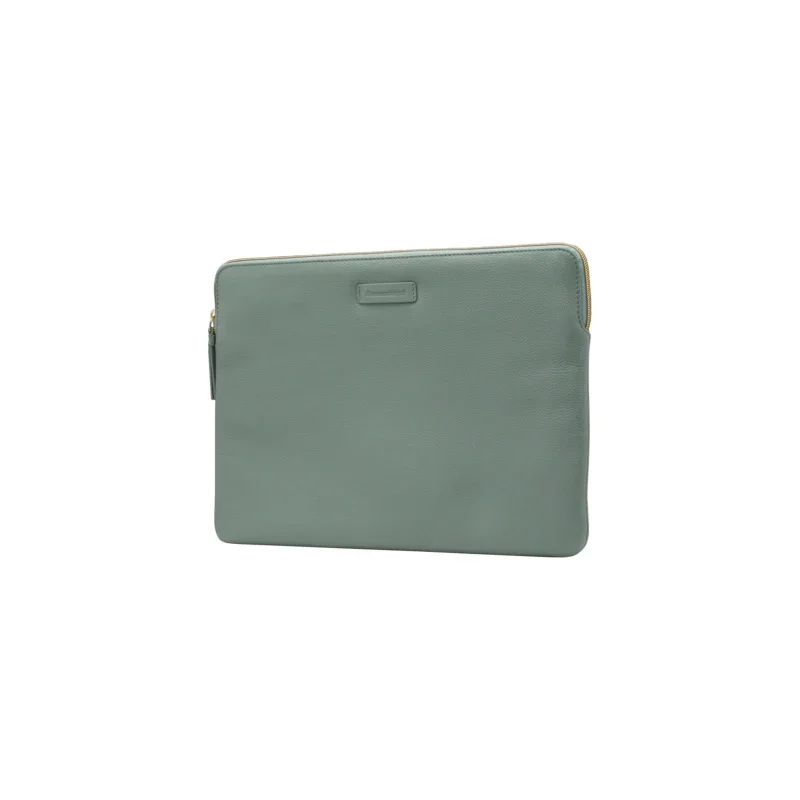 Husa dbramante1928 Paris pentru MacBook Pro 16", Piele, Verde - Image 5