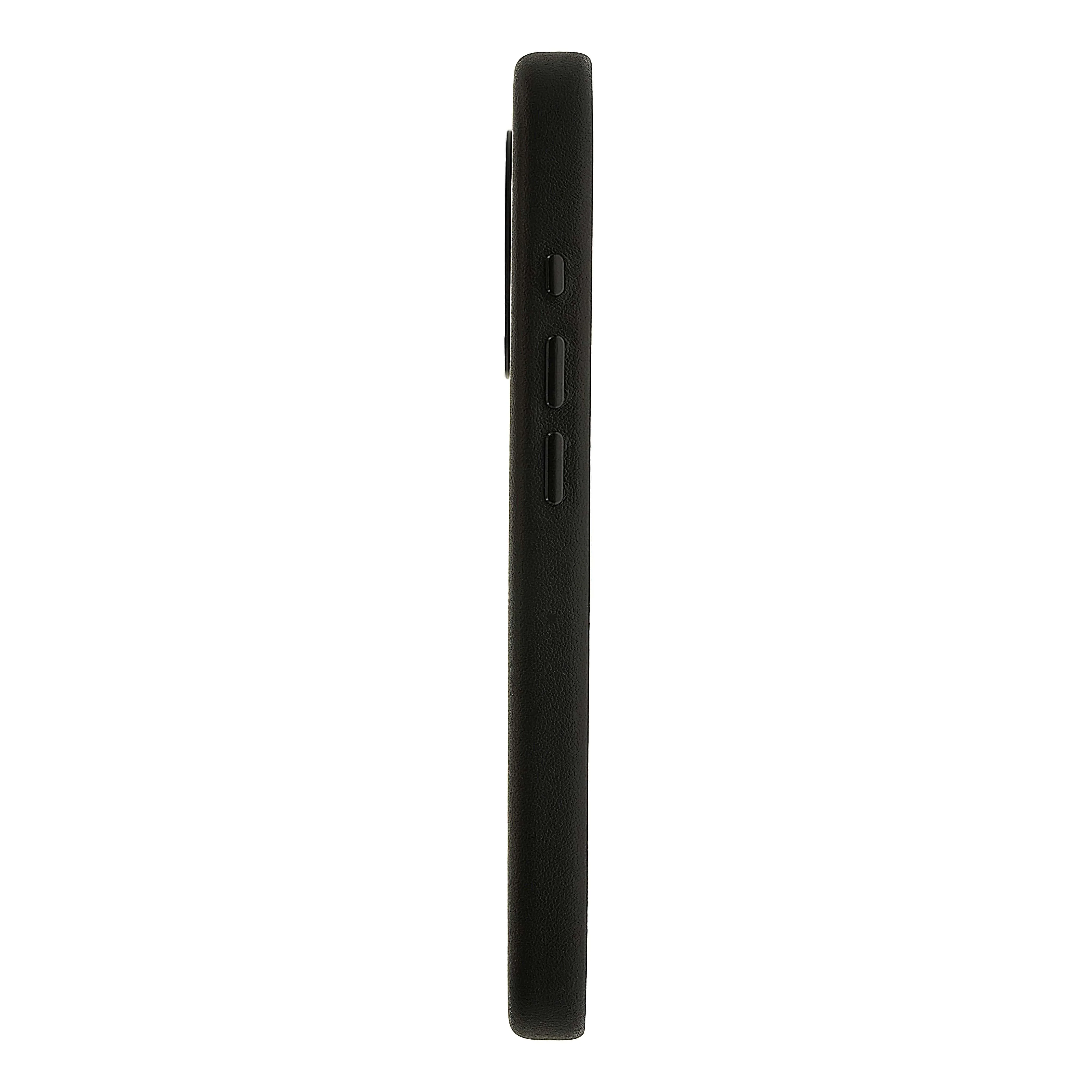Husa de protectie DVICED pentru iPhone 16 Pro, Piele, Negru - Image 2