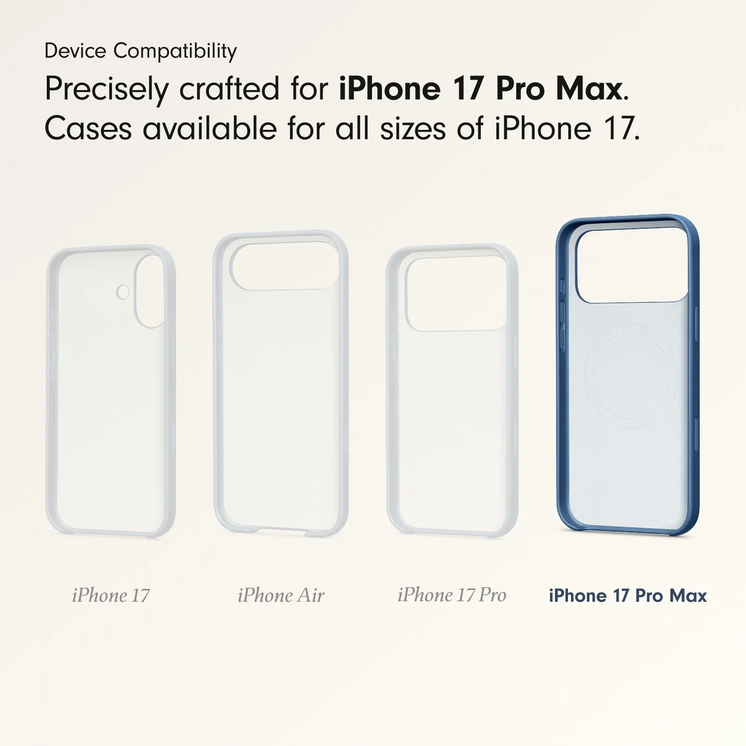 Husa de protectie Apple Beats cu MagSafe pentru iPhone 17 Pro Max, Bedrock Blue - Image 3