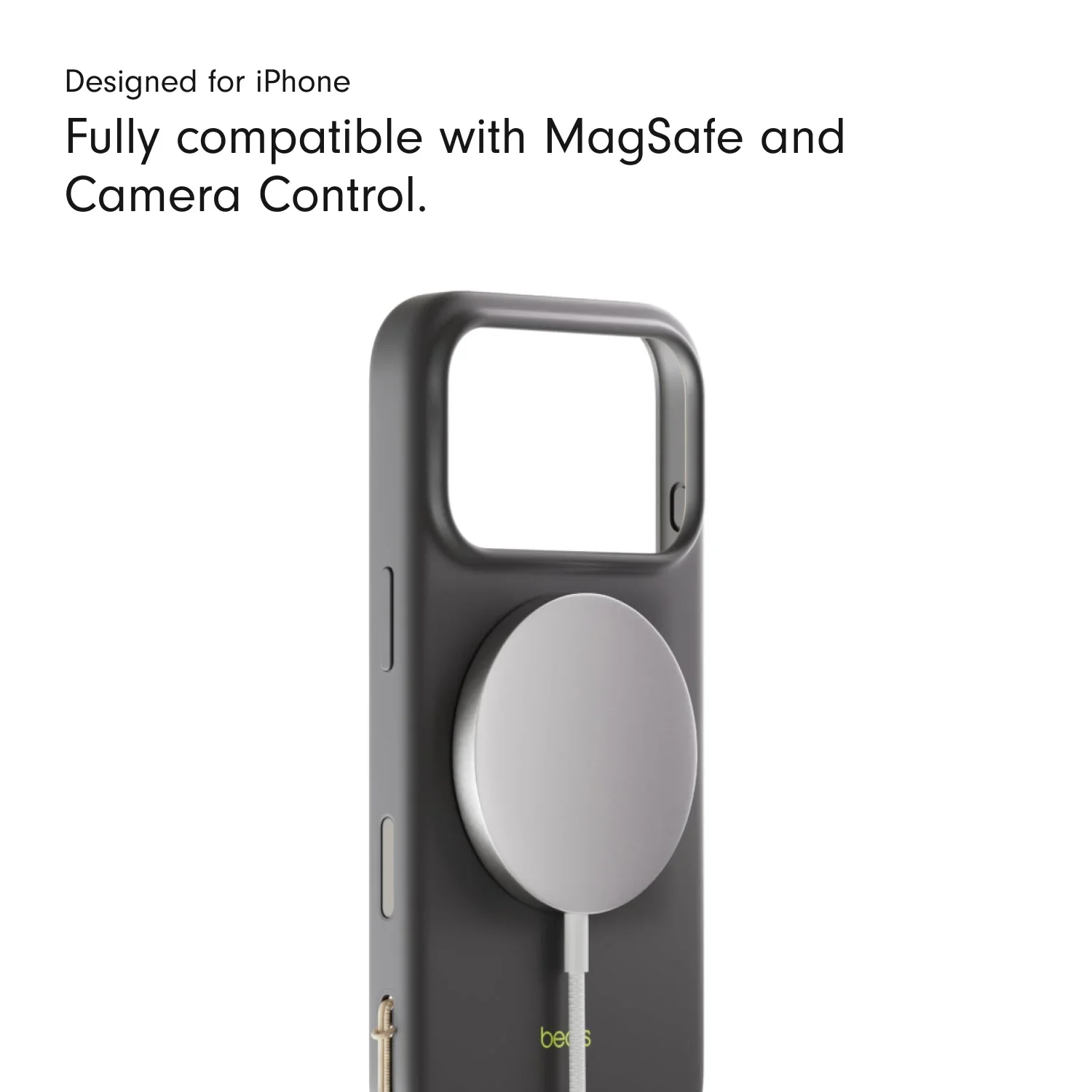 Husa de protectie Apple Beats pentru iPhone 17 cu suport, MagSafe și control al camerei, Granite Gray - Image 5