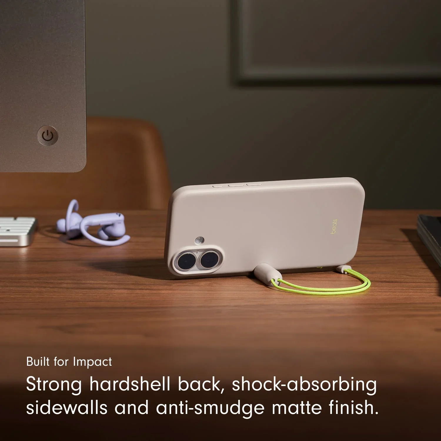 Husa de protectie Apple Beats pentru iPhone 17 cu suport, MagSafe și control al camerei, Lime Stone - Image 6