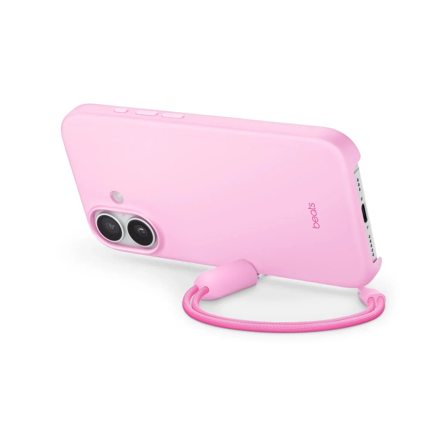 Husa de protectie Apple Beats pentru iPhone 17 cu suport, MagSafe și control al camerei, Pebble Pink