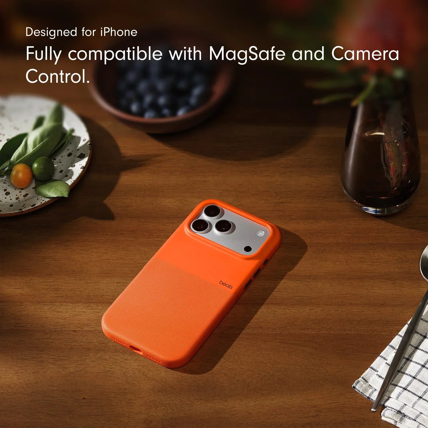Husa de protectie Apple Beats Rugged pentru iPhone 17 Pro Max cu MagSafe și control al camerei, Sierra Orange - Image 6