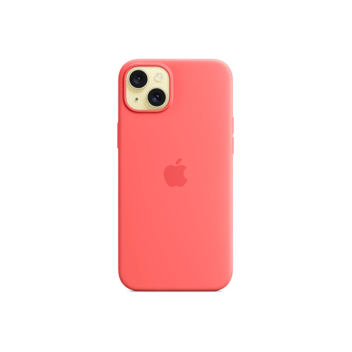 Husa de protectie Apple cu MagSafe pentru iPhone 15 Plus, Silicon, Guava - Image 8