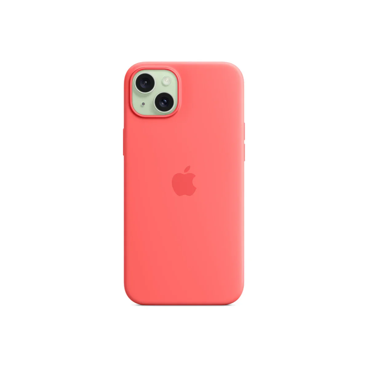 Husa de protectie Apple cu MagSafe pentru iPhone 15 Plus, Silicon, Guava - Image 9