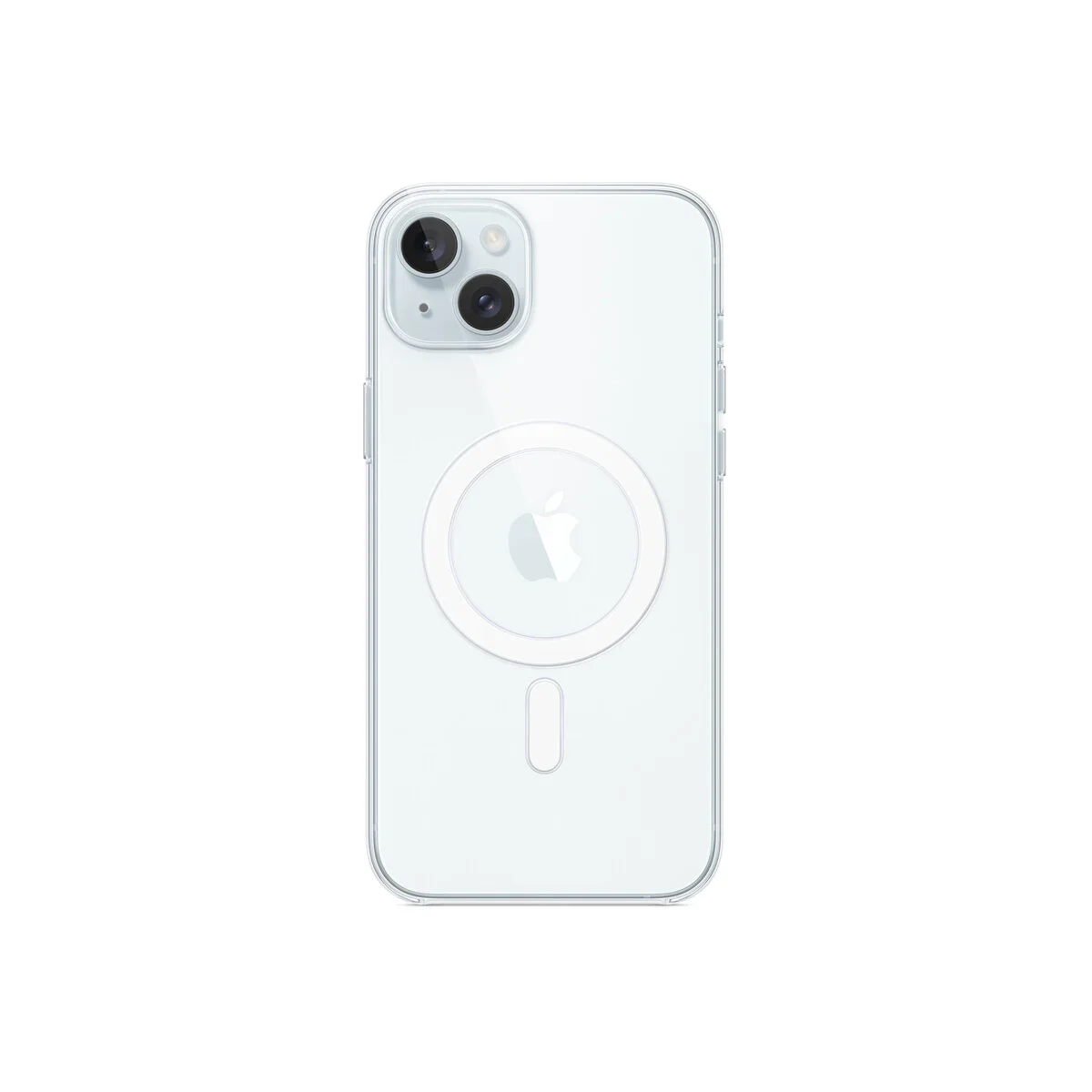 Husa de protectie Apple cu MagSafe pentru iPhone 15 Plus, Transparent
