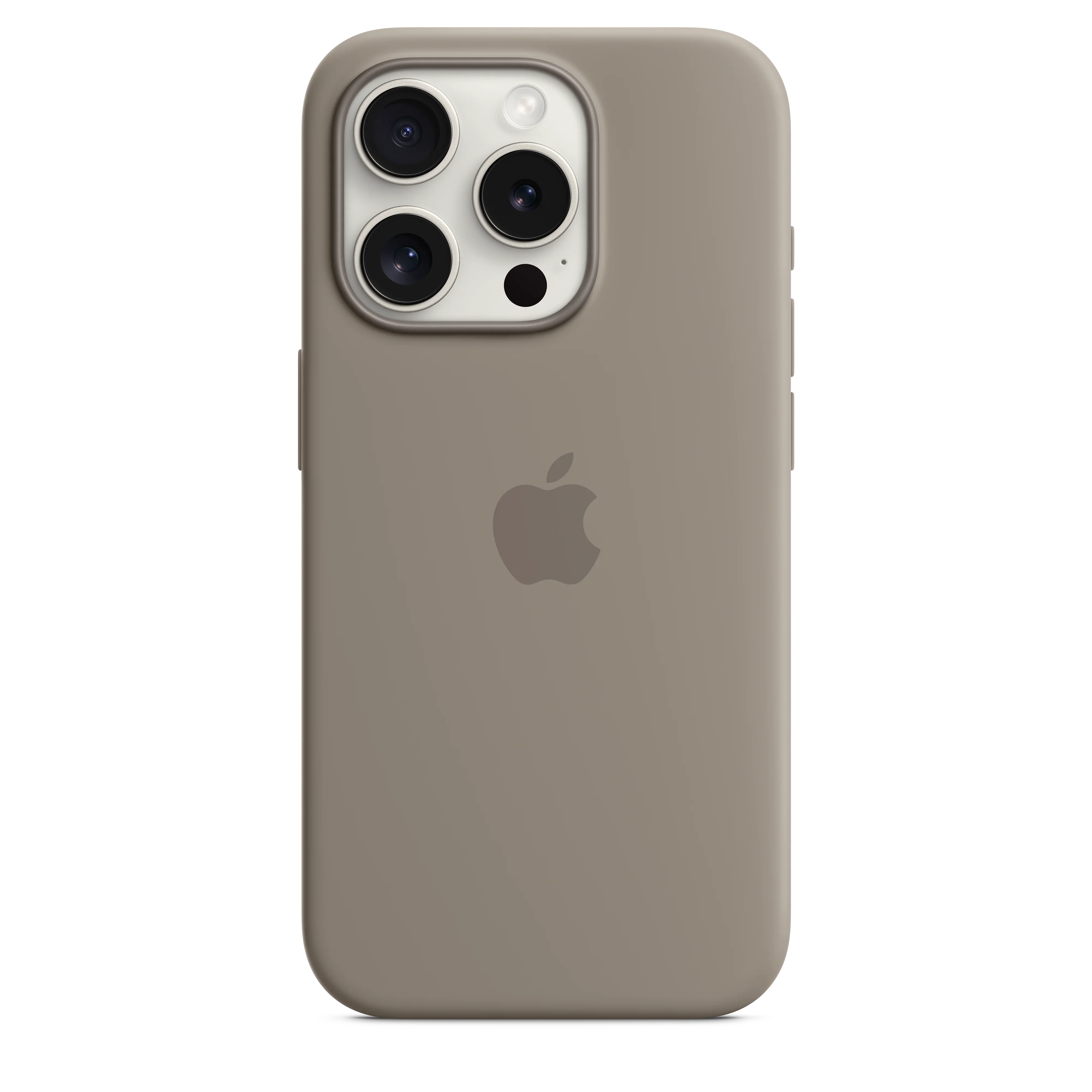 Husa de protectie Apple cu MagSafe pentru iPhone 15 Pro, Silicon, Clay - Image 3