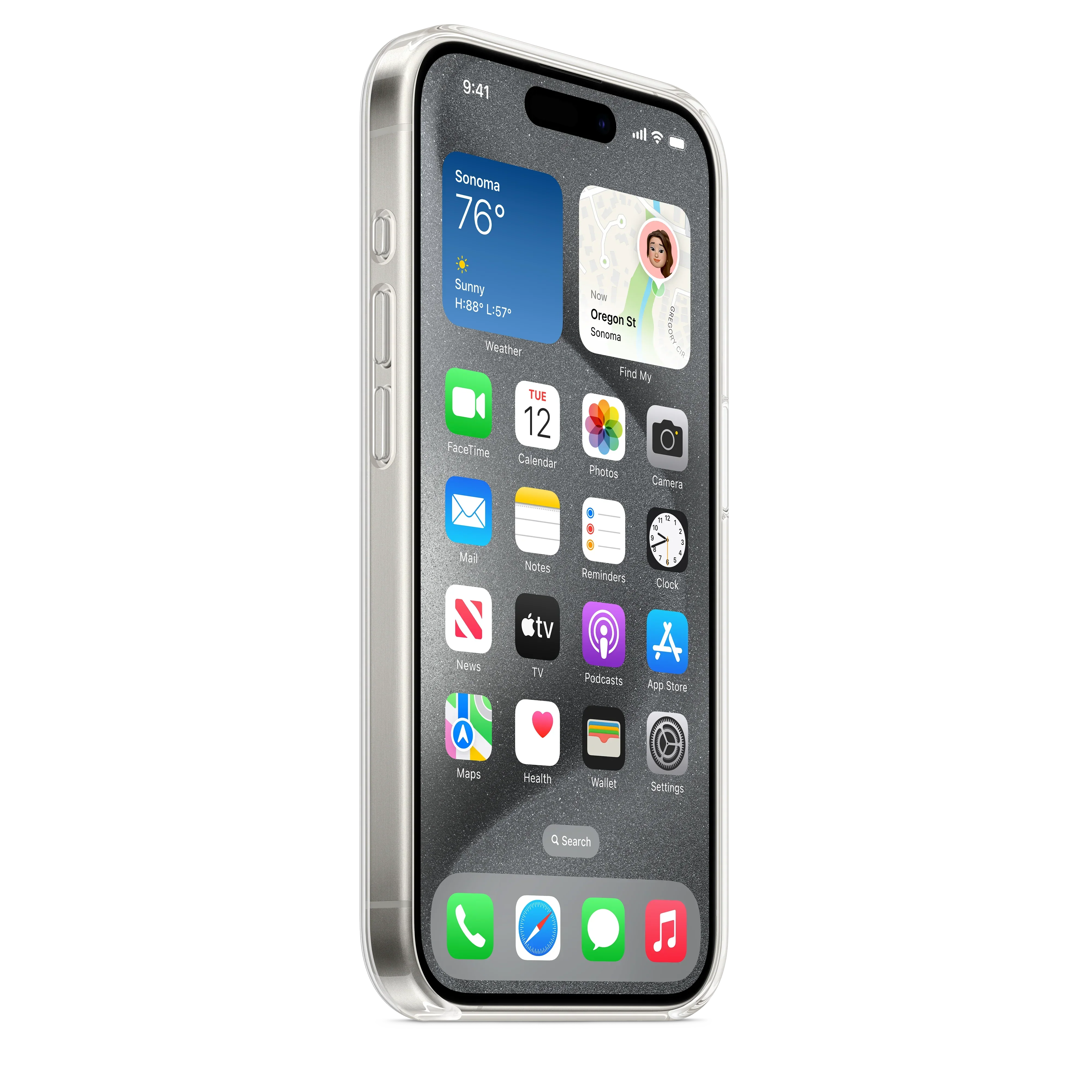 Husa de protectie Apple cu MagSafe pentru iPhone 15 Pro, Transparent - Image 5