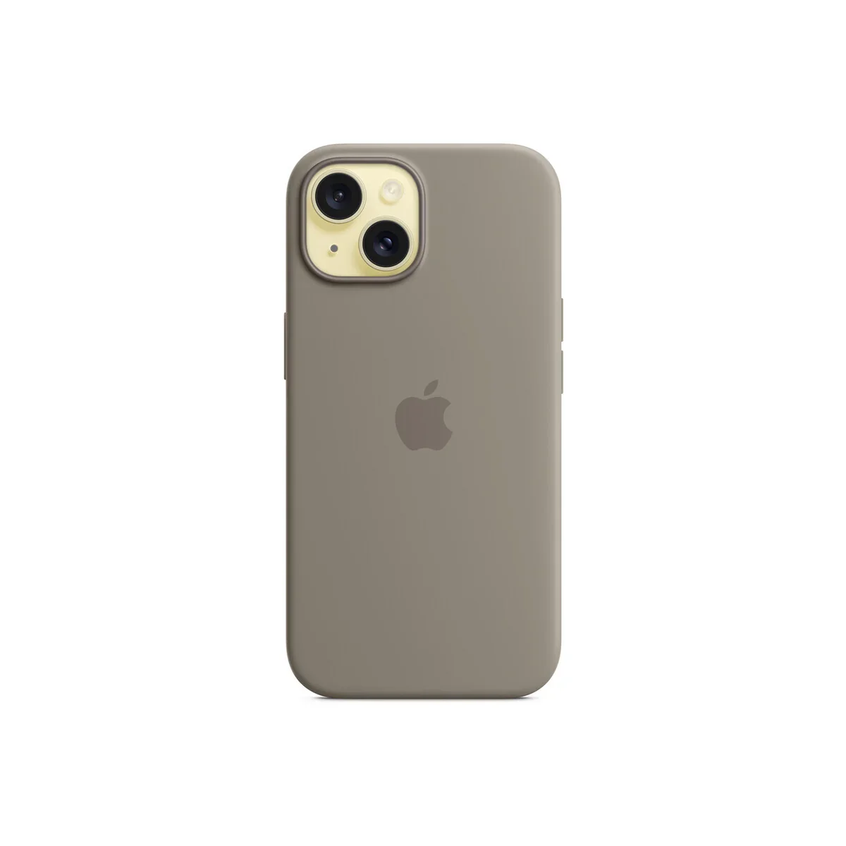 Husa de protectie Apple cu MagSafe pentru iPhone 15, Silicon, Clay - Image 10