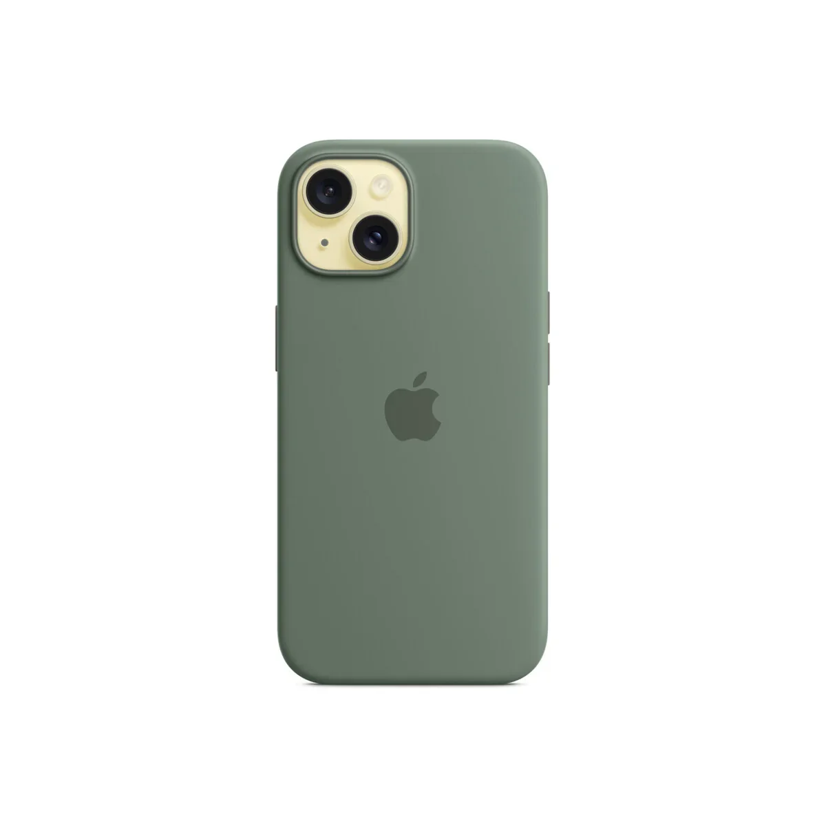 Husa de protectie Apple cu MagSafe pentru iPhone 15, Silicon, Cypress - Image 4
