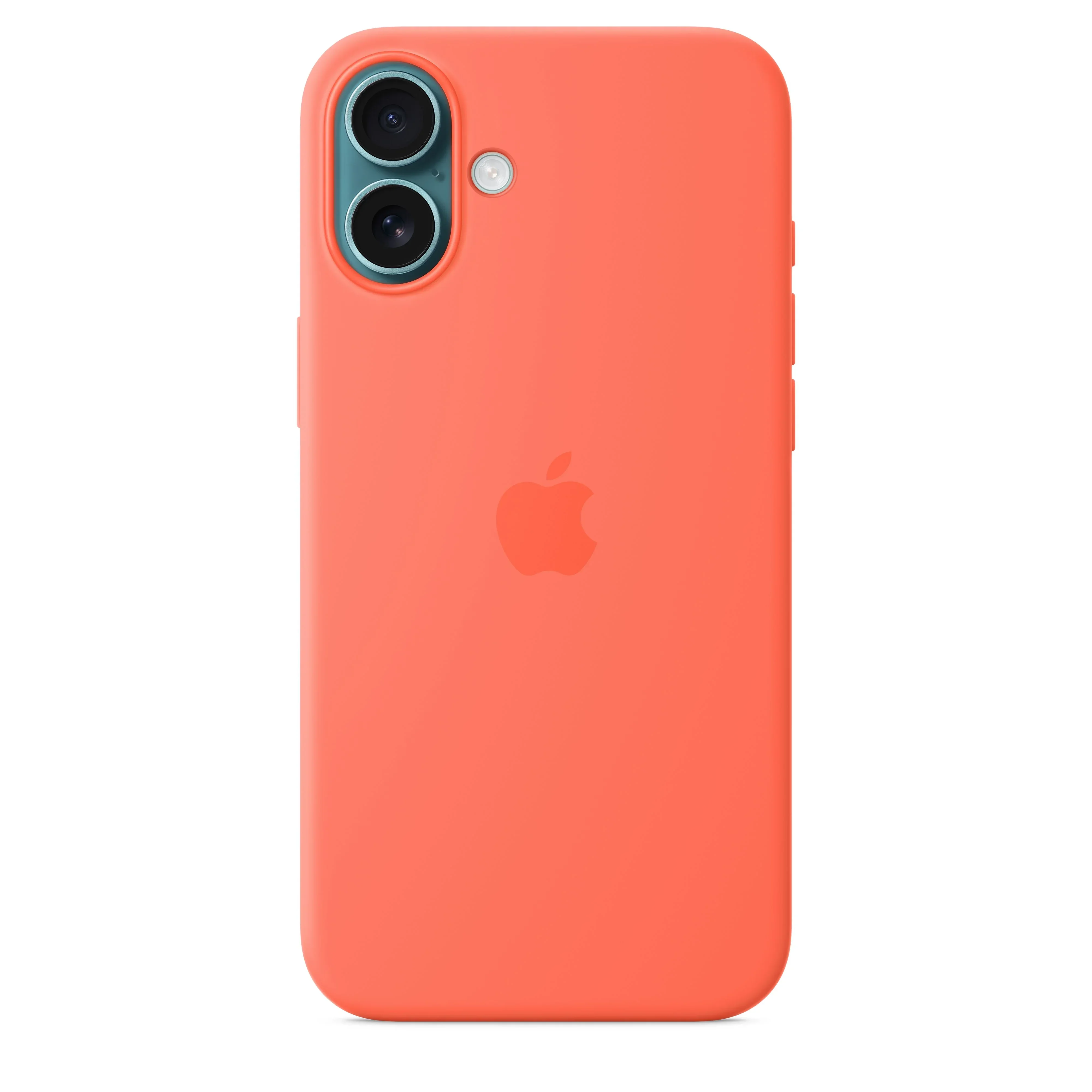 Husa de protectie Apple cu MagSafe pentru iPhone 16 Plus, Silicon, Tangerine (SEASONAL) - Image 3