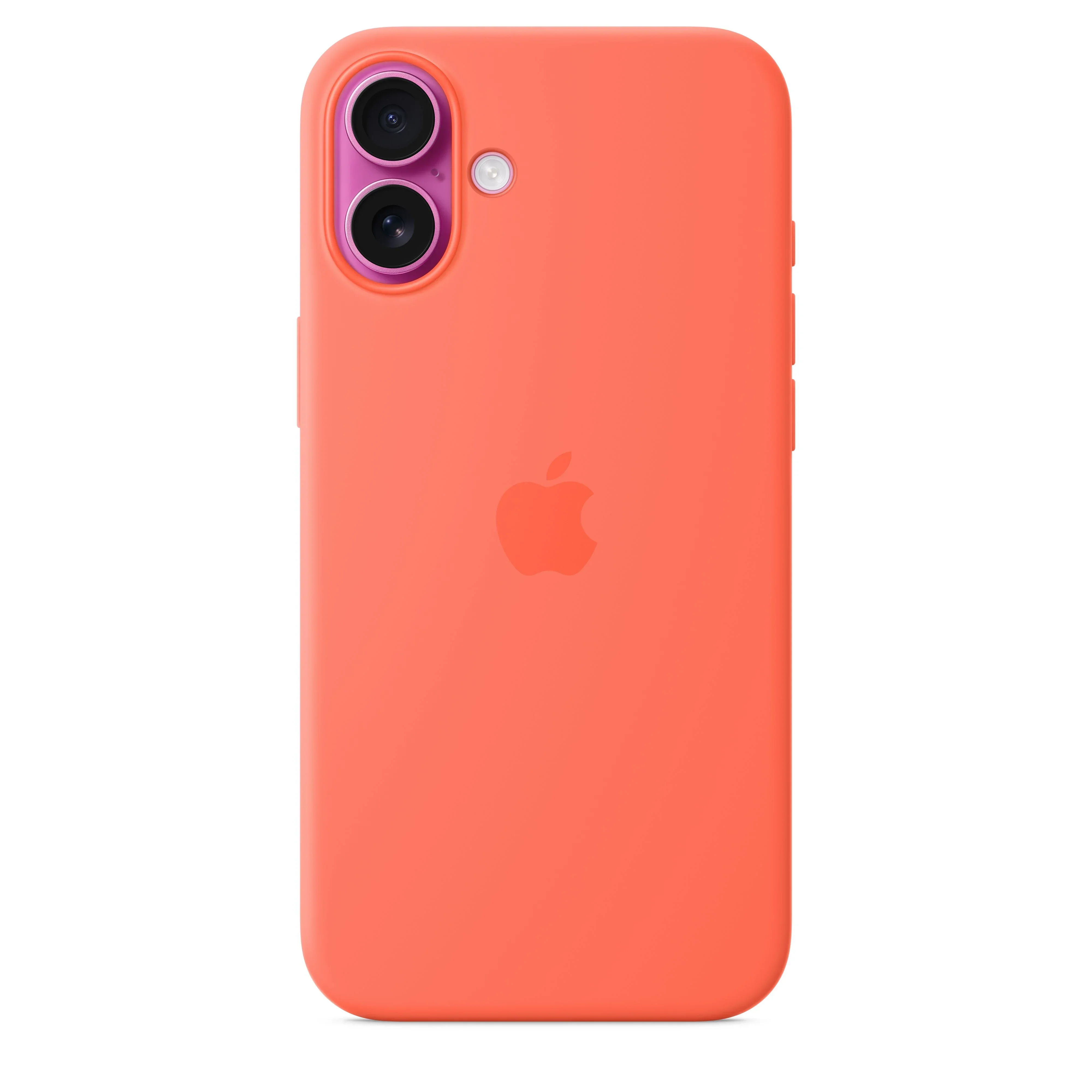 Husa de protectie Apple cu MagSafe pentru iPhone 16 Plus, Silicon, Tangerine (SEASONAL) - Image 4