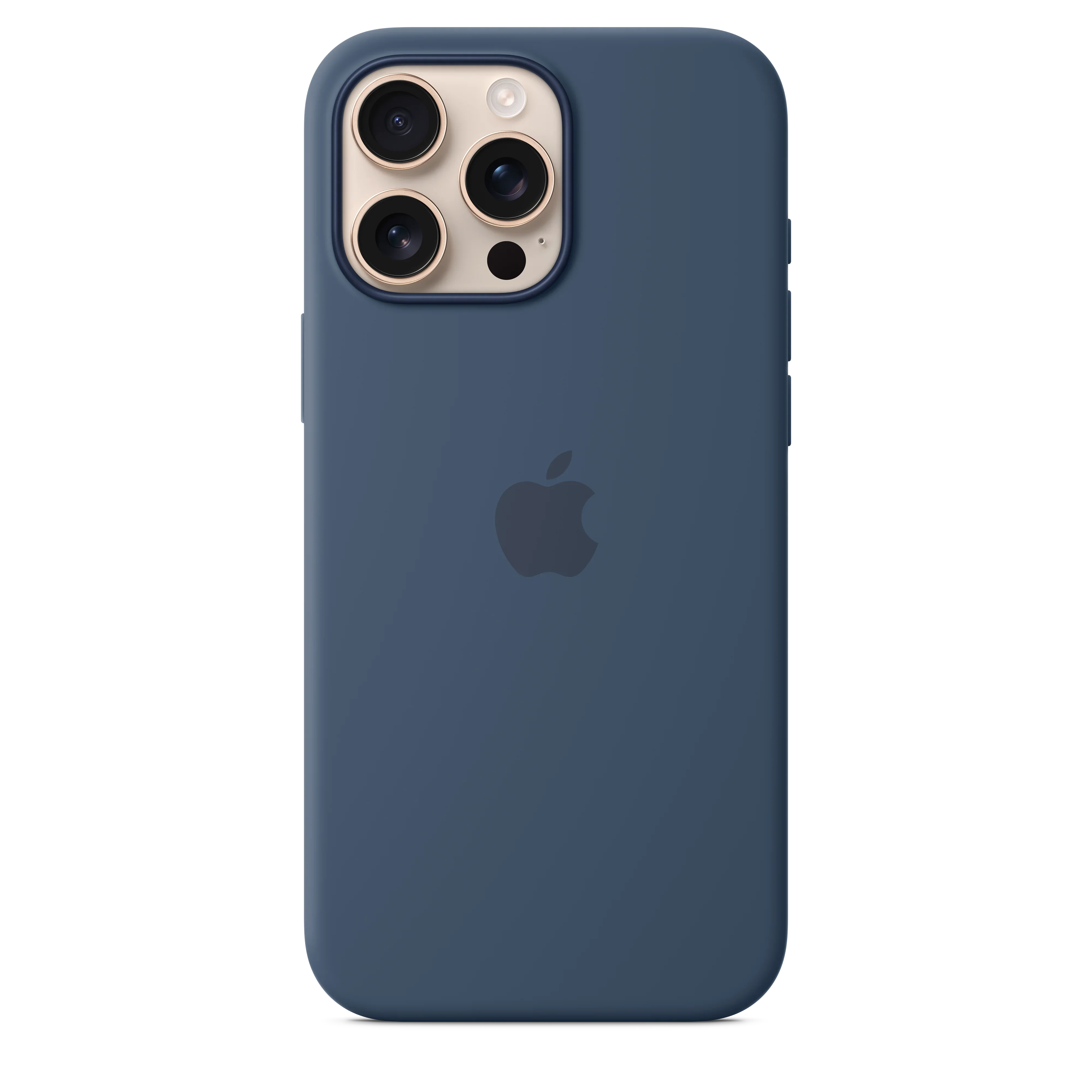 Husa de protectie Apple cu MagSafe pentru iPhone 16 Pro Max, Silicon, Denim