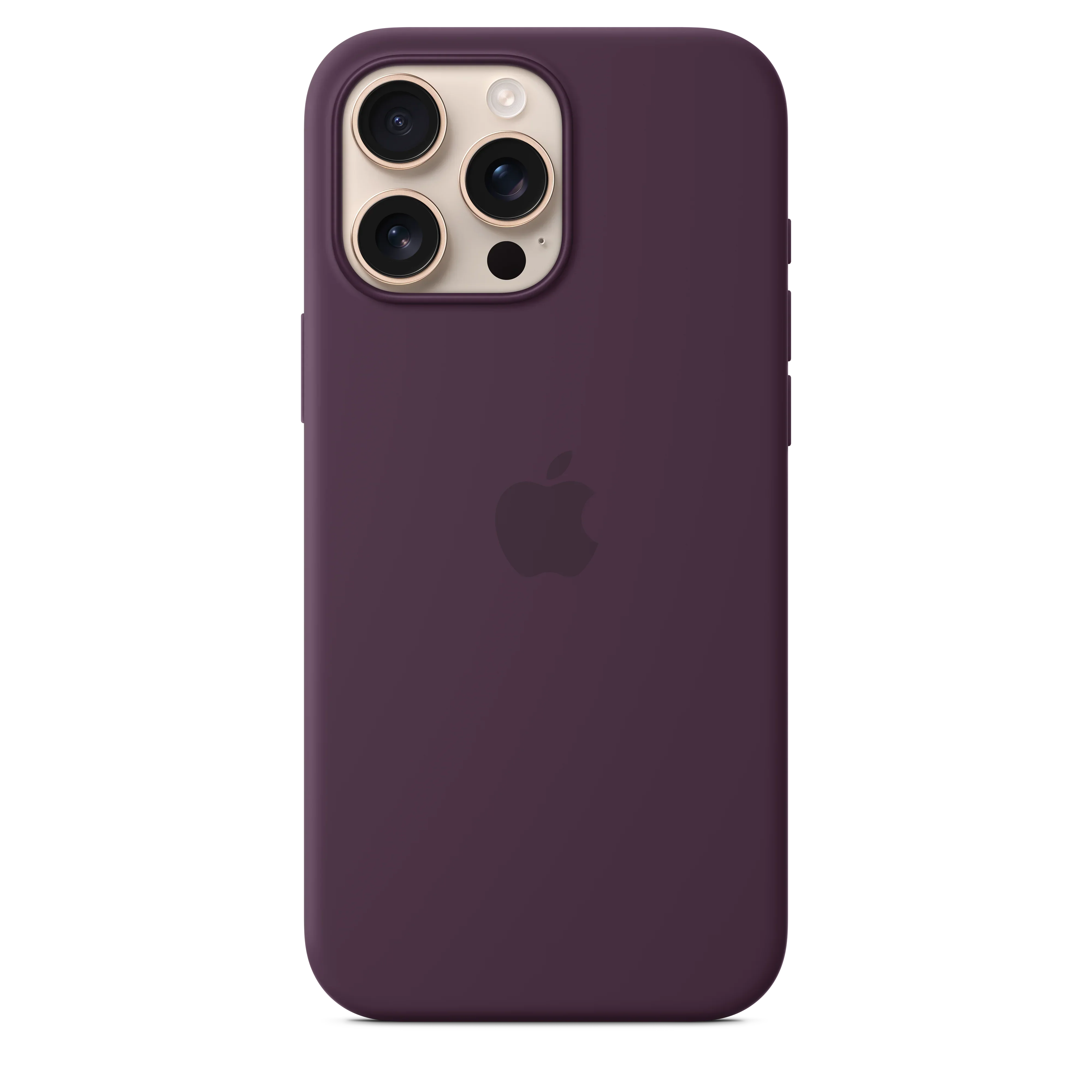 Husa de protectie Apple cu MagSafe pentru iPhone 16 Pro Max, Silicon, Plum