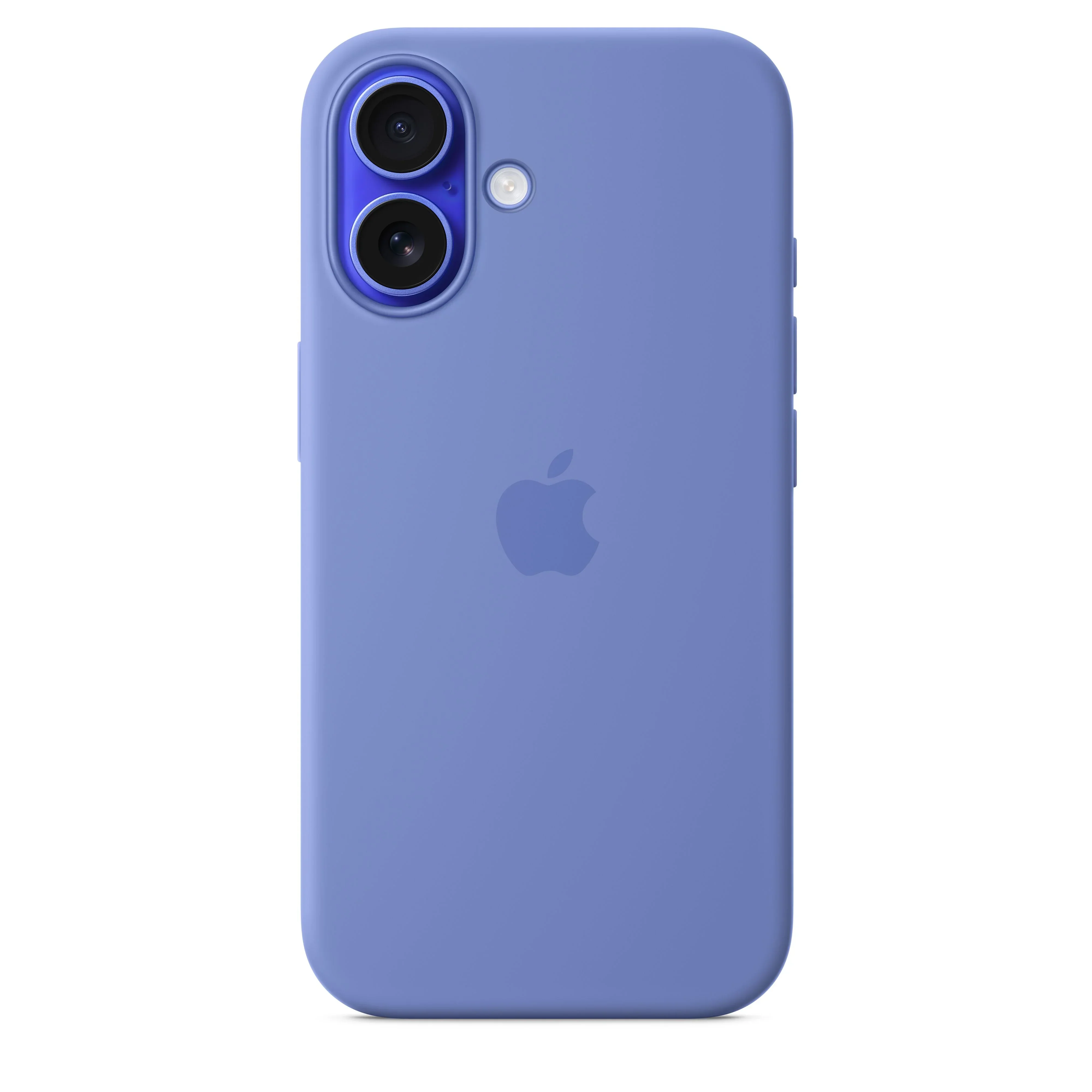 Husa de protectie Apple cu MagSafe pentru iPhone 16, Silicon, Periwinkle (SEASONAL)