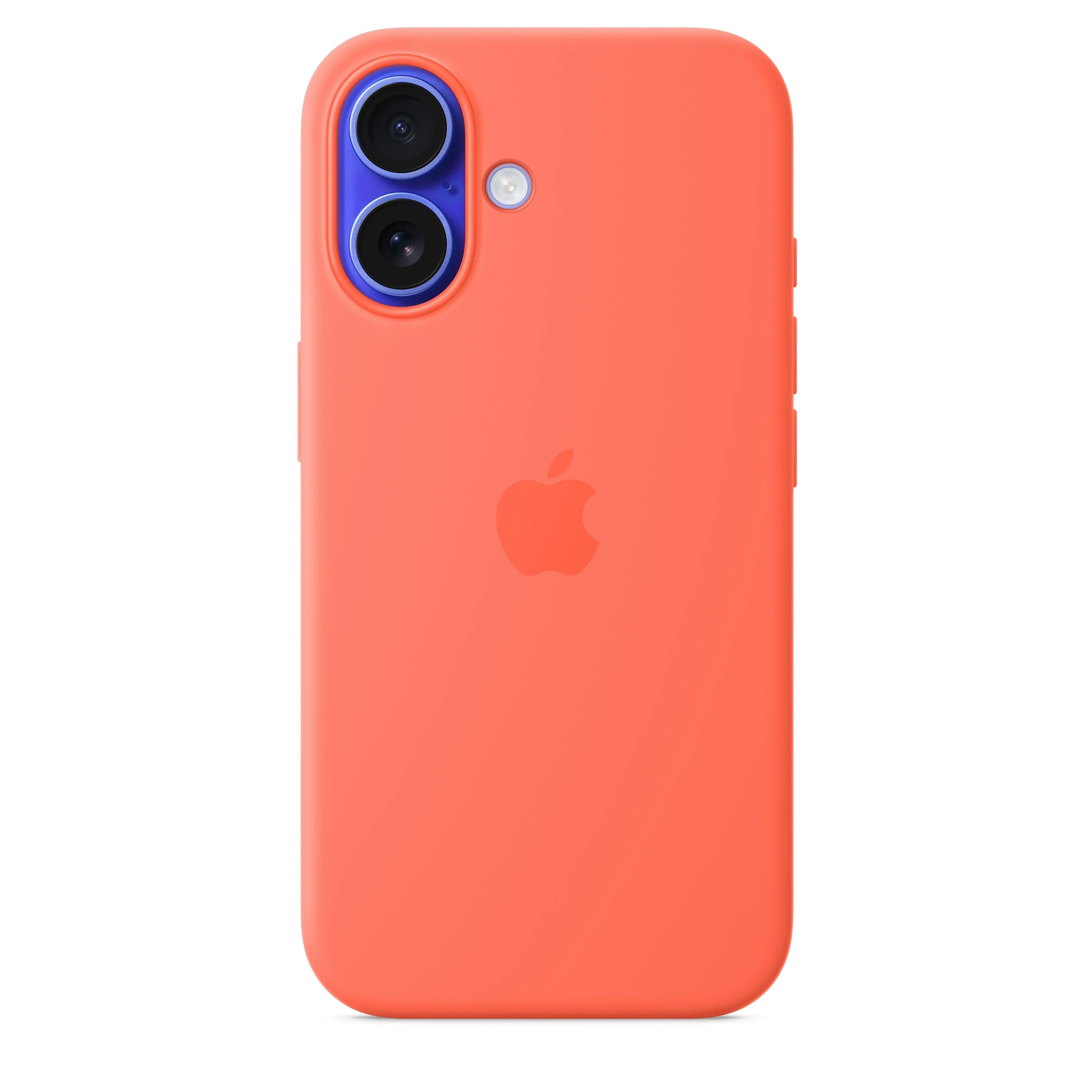 Husa de protectie Apple cu MagSafe pentru iPhone 16, Silicon, Tangerine (SEASONAL) - Image 2