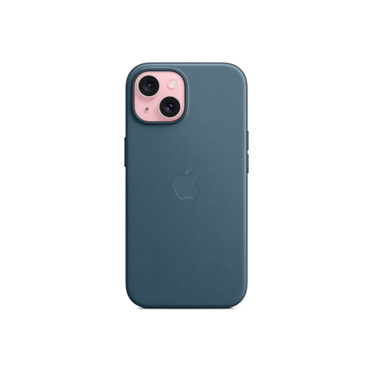 Husa de protectie Apple FineWoven cu MagSafe pentru iPhone 15, Pacific Blue - Image 2
