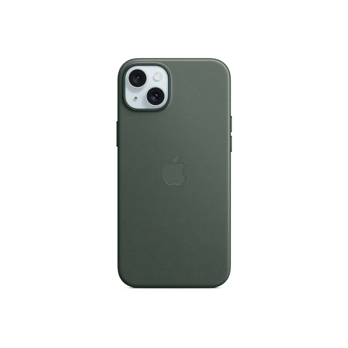 Husa de protectie Apple FineWoven cu MagSafe pentru iPhone 15 Plus, Evergreen
