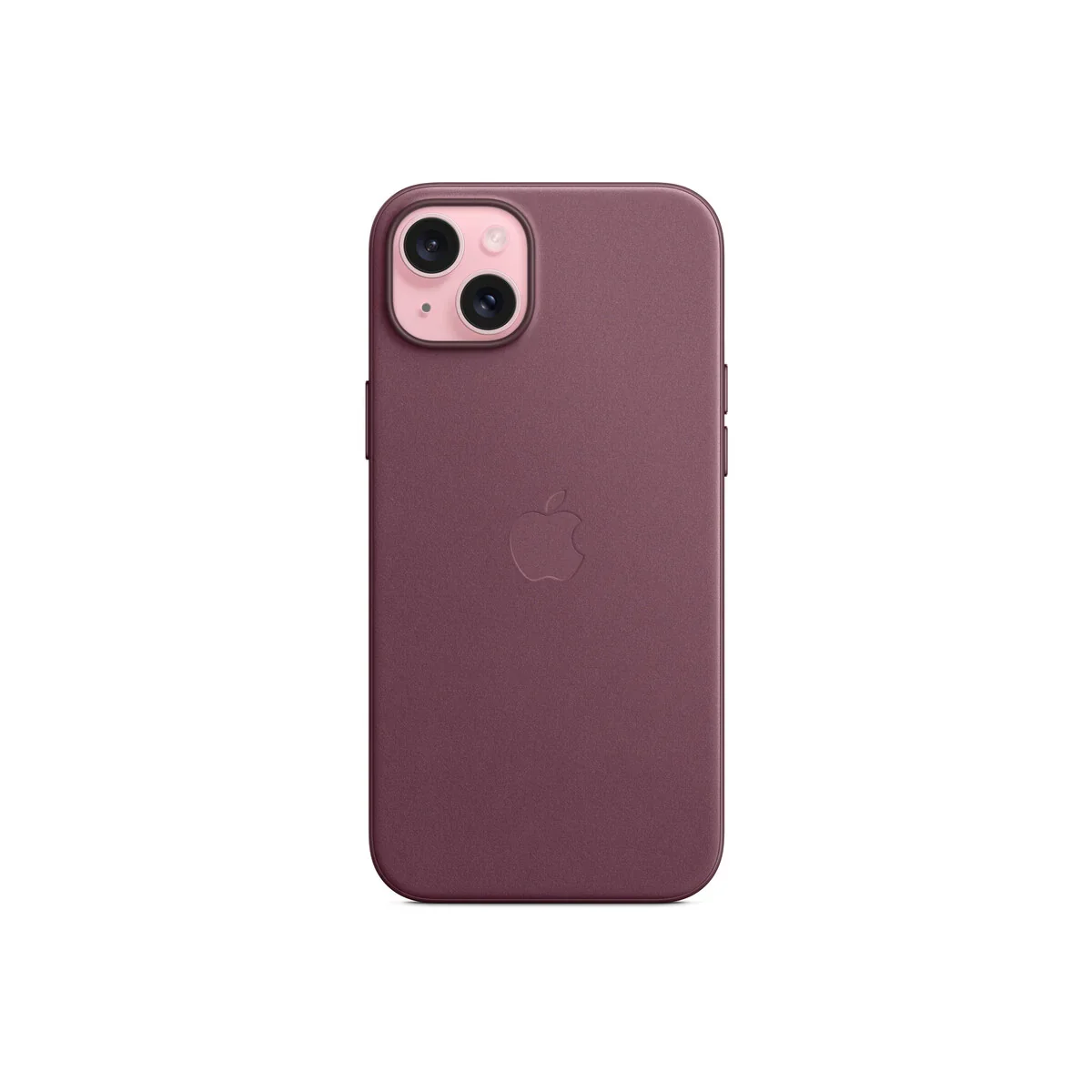 Husa de protectie Apple FineWoven cu MagSafe pentru iPhone 15 Plus, Mulberry - Image 2