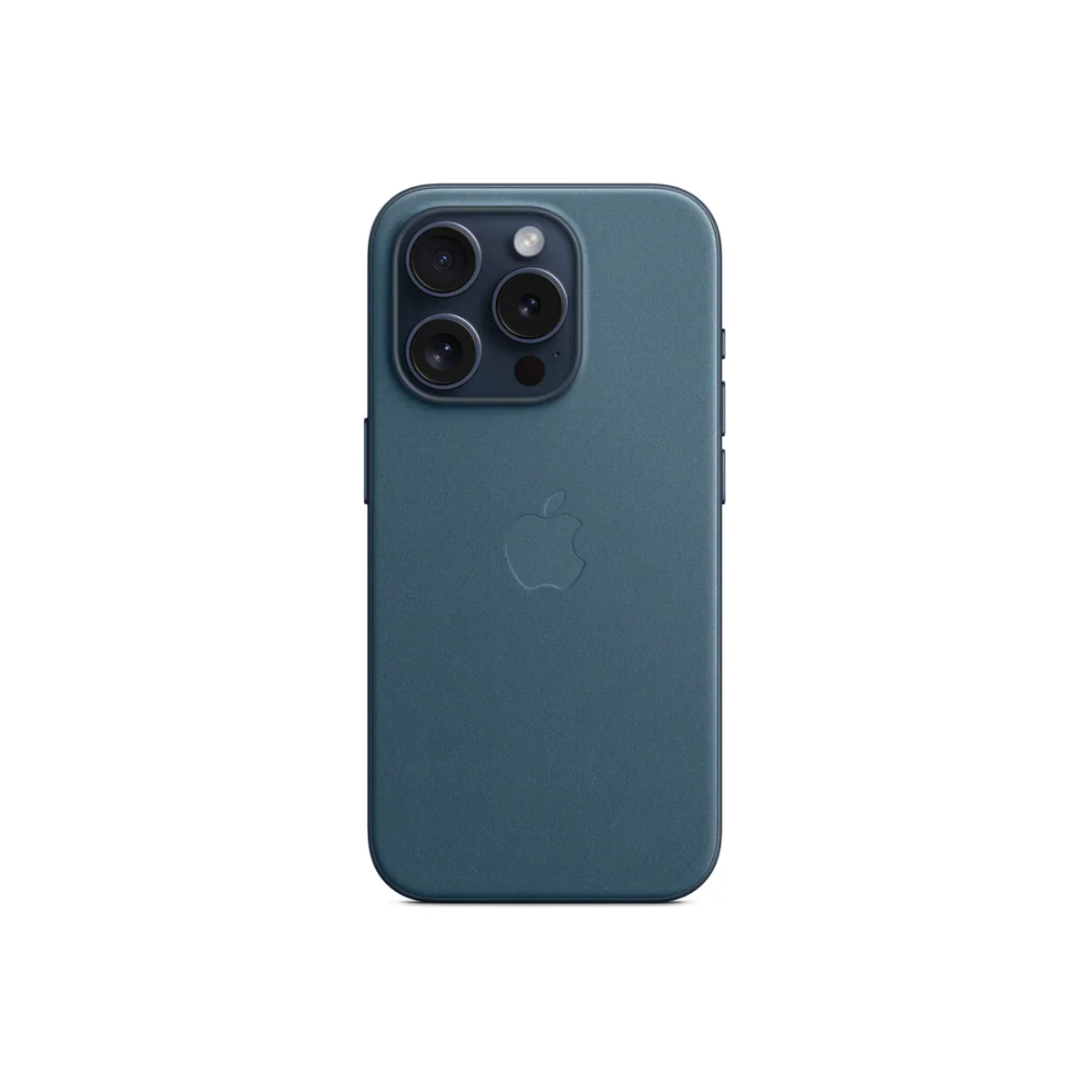 Husa de protectie Apple FineWoven cu MagSafe pentru iPhone 15 Pro, Pacific Blue
